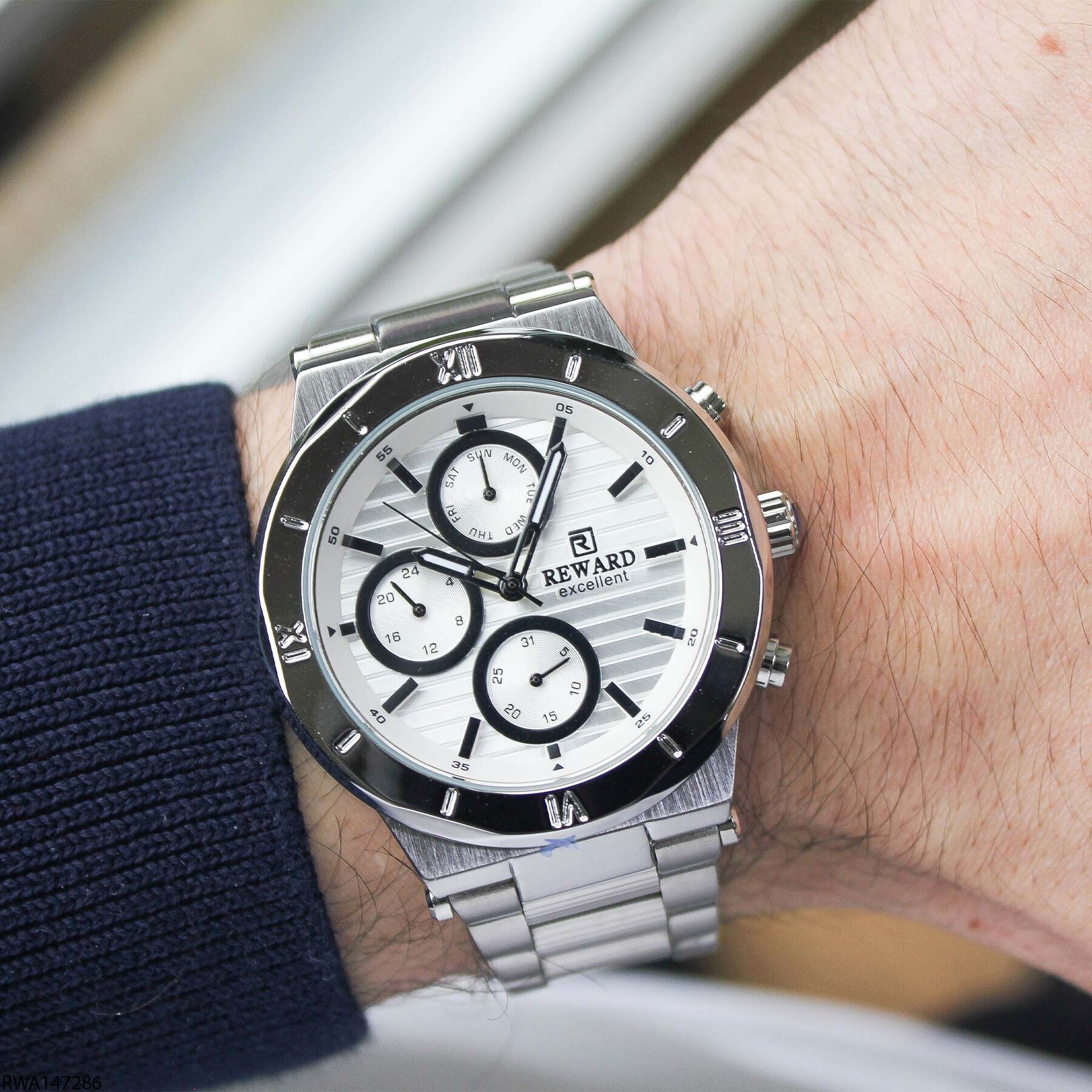 Reward RWA147286 Çelik Kordonlu Erkek Kol Saati