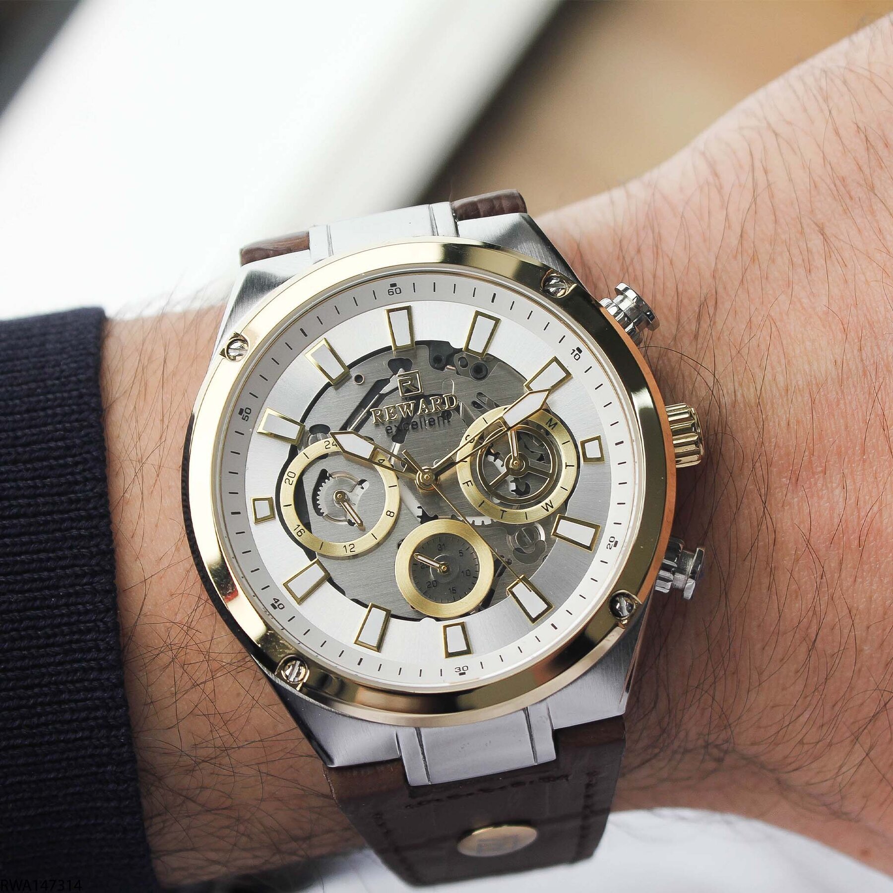 Reward RWA147154 Steel Strap Men Watch