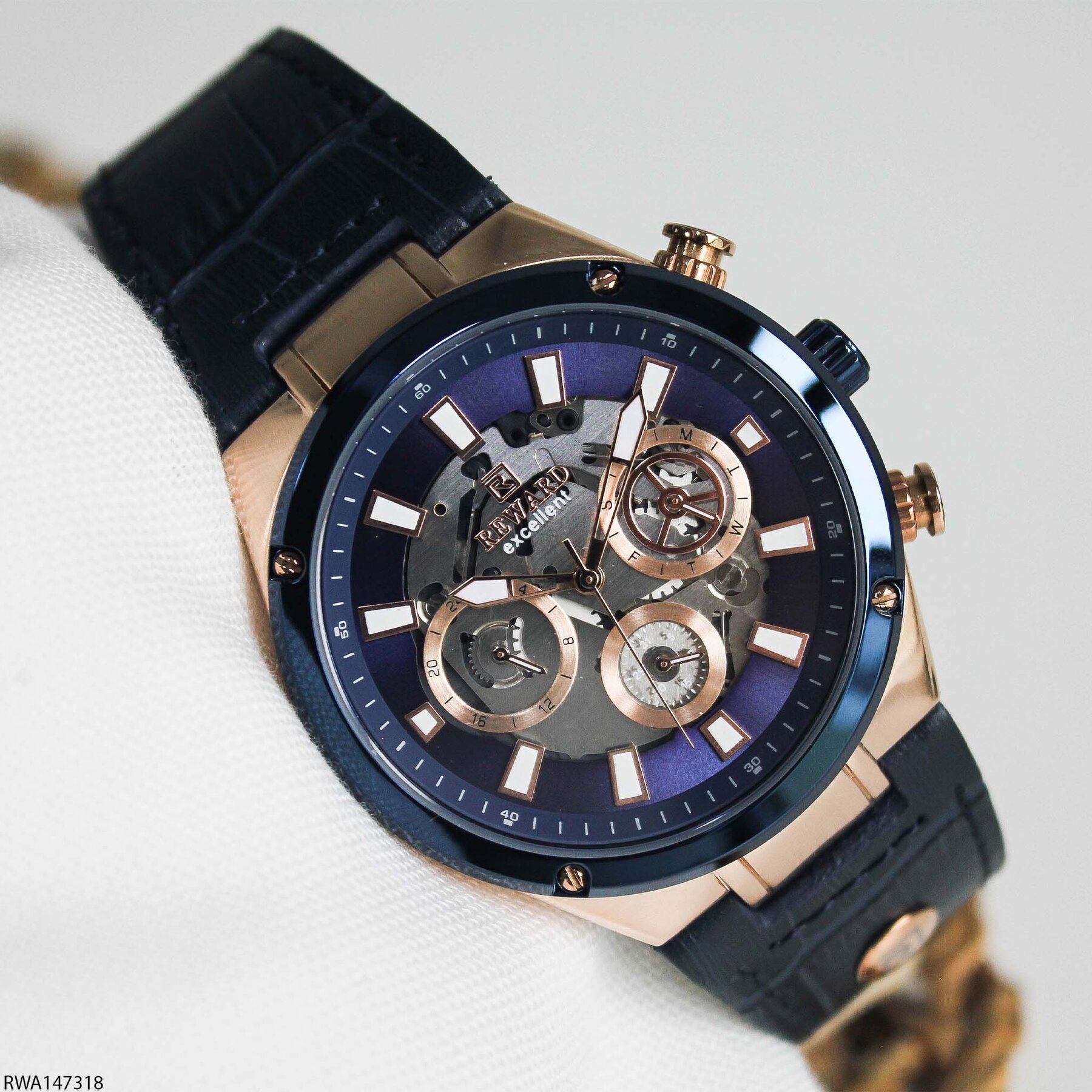 Reward RWA147318 Deri Kordonlu Erkek Kol Saati