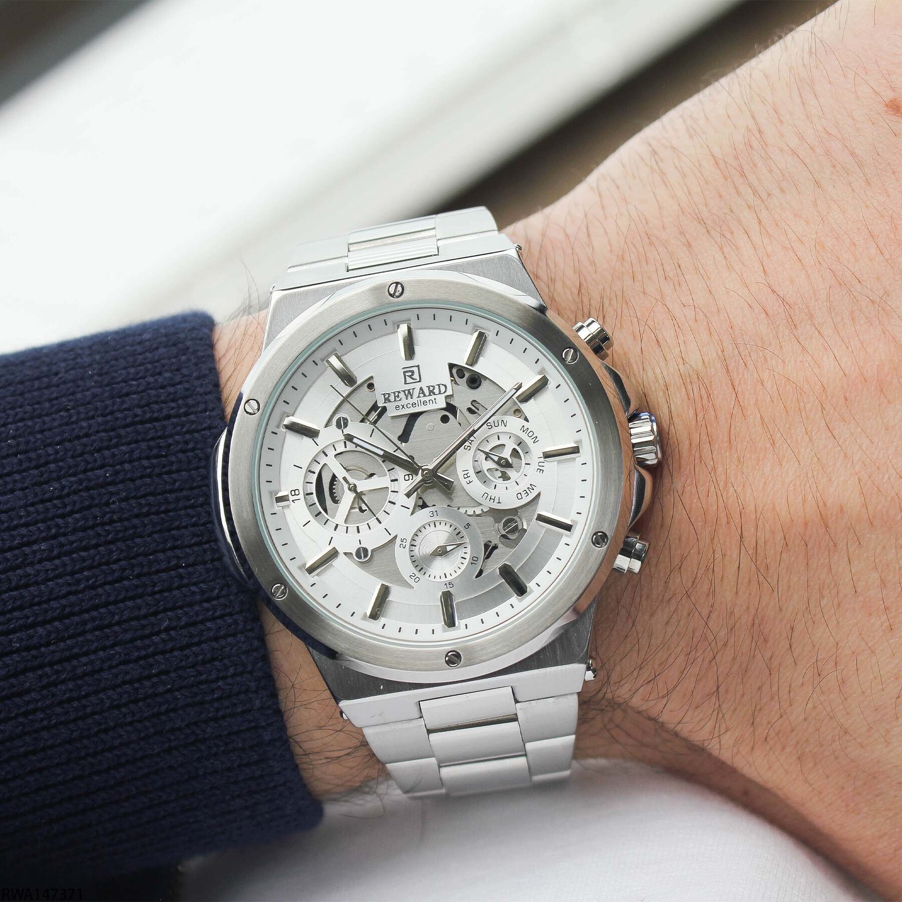 Reward RWA147371 Çelik Kordonlu Erkek Kol Saati