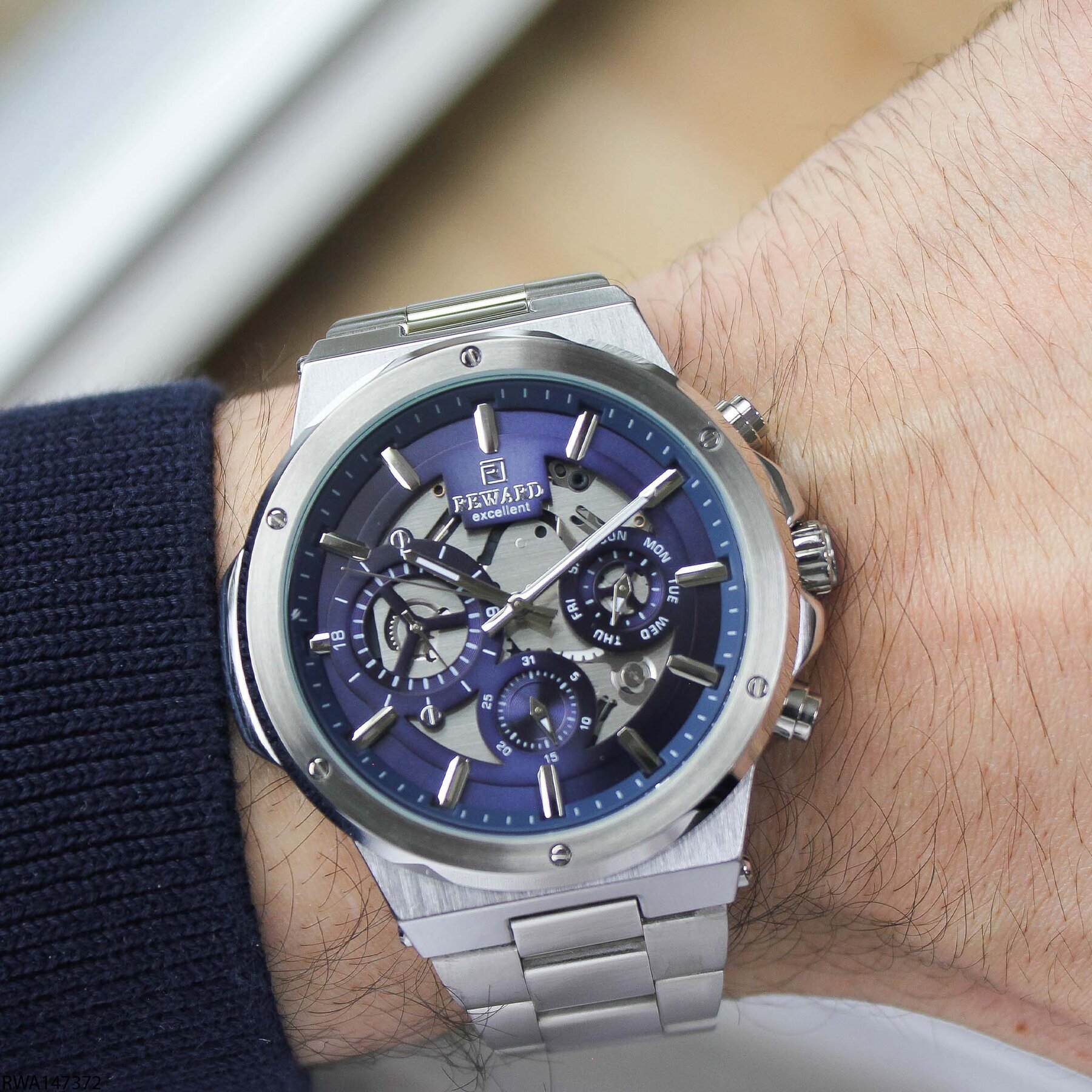 Reward RWA147372 Çelik Kordonlu Erkek Kol Saati