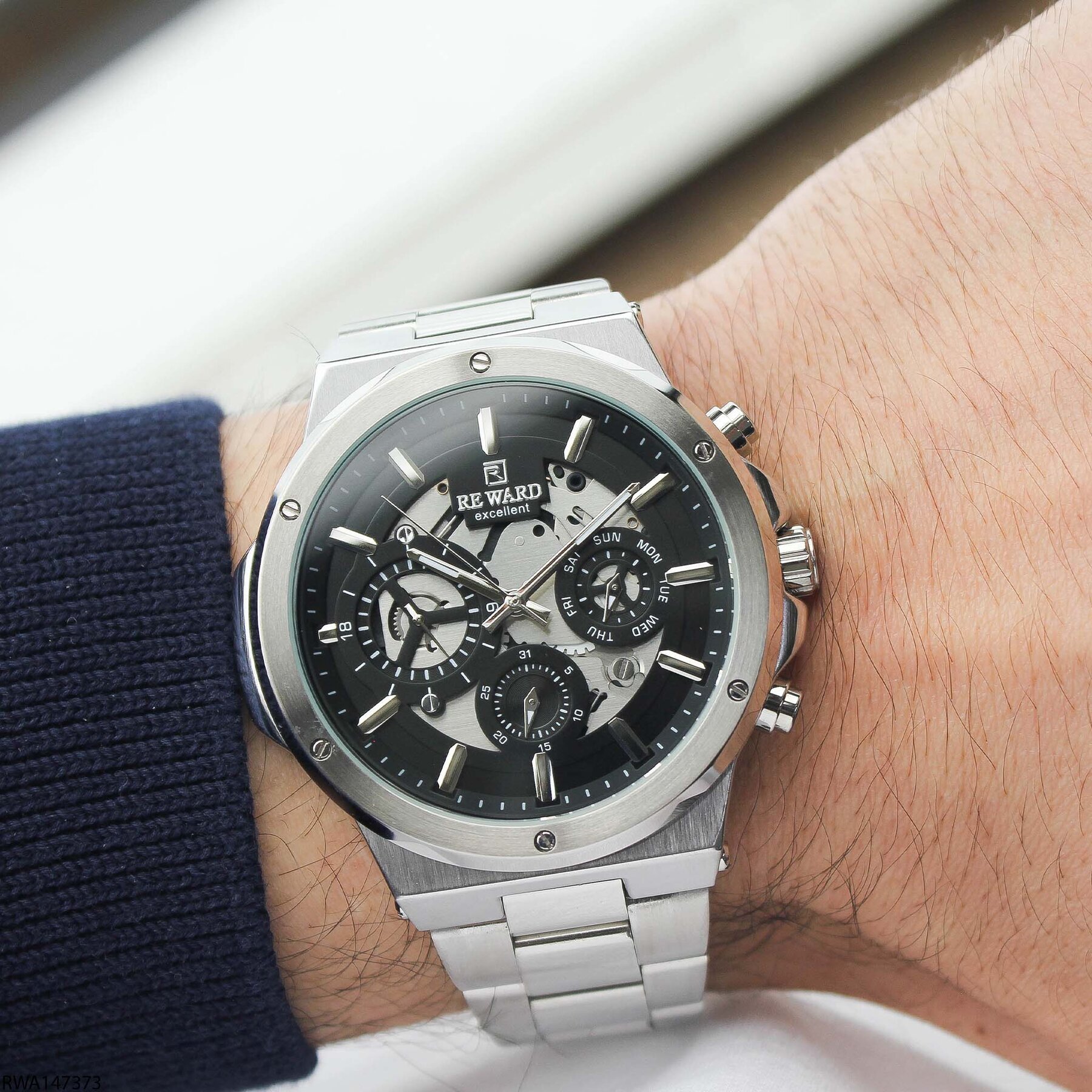 Reward RWA147373 Çelik Kordonlu Erkek Kol Saati