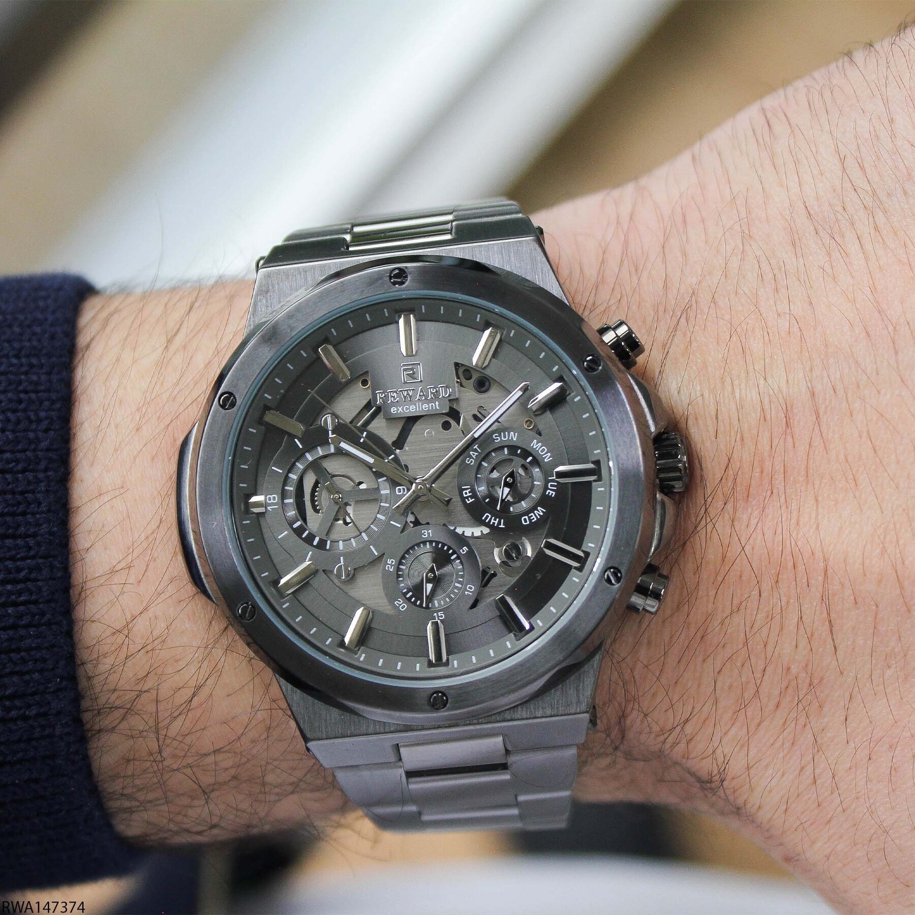 Reward RWA147374 Çelik Kordonlu Erkek Kol Saati