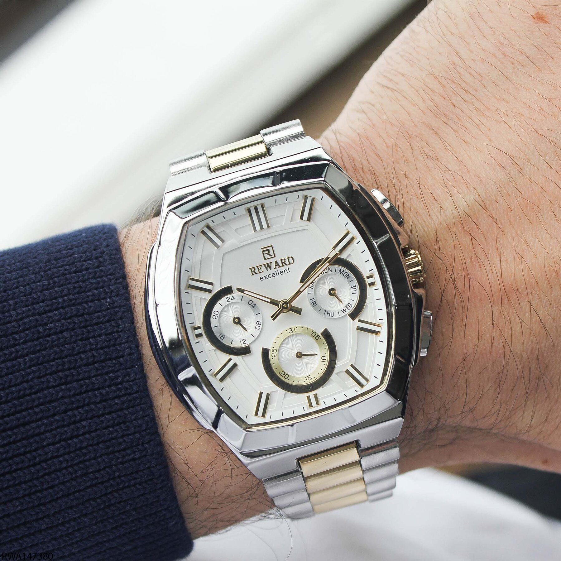 Reward RWA147380 Çelik Kordonlu Erkek Kol Saati