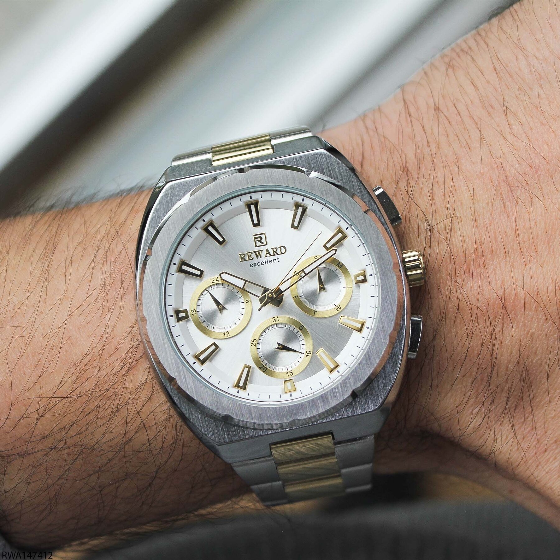Reward RWA147412 Çelik Kordonlu Erkek Kol Saati