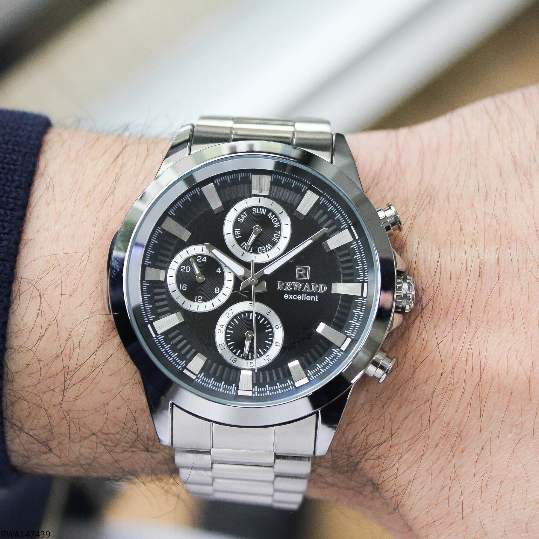 Reward RWA147439 Çelik Kordonlu Erkek Kol Saati