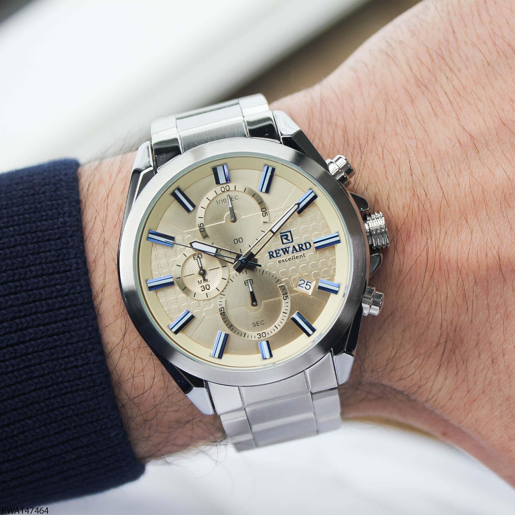 Reward RWA147464 Çelik Kordonlu Erkek Kol Saati