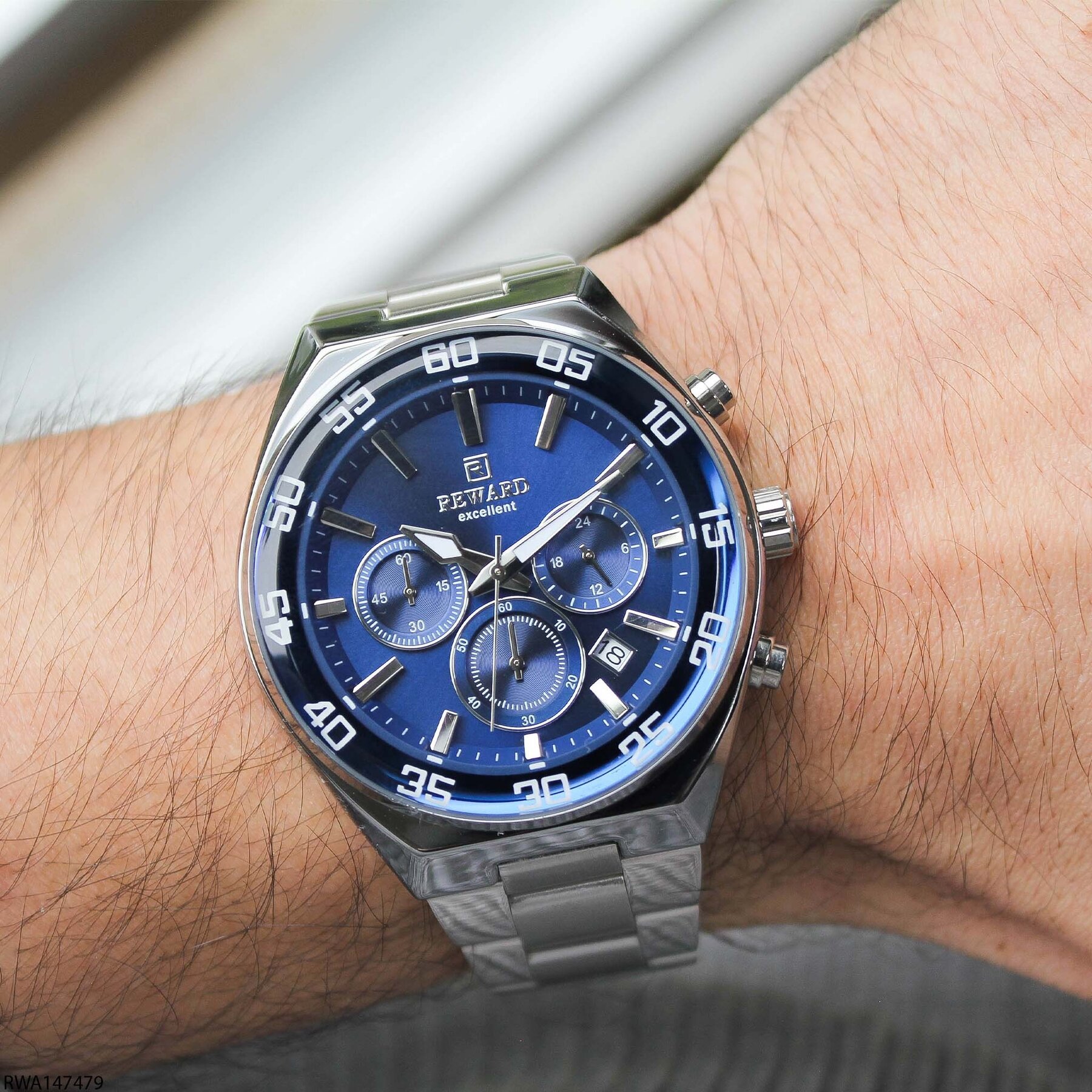 Reward RWA147479 Çelik Kordonlu Erkek Kol Saati