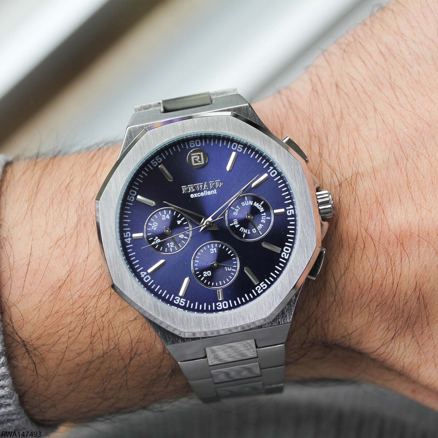 Reward RWA147493 Çelik Kordonlu Erkek Kol Saati