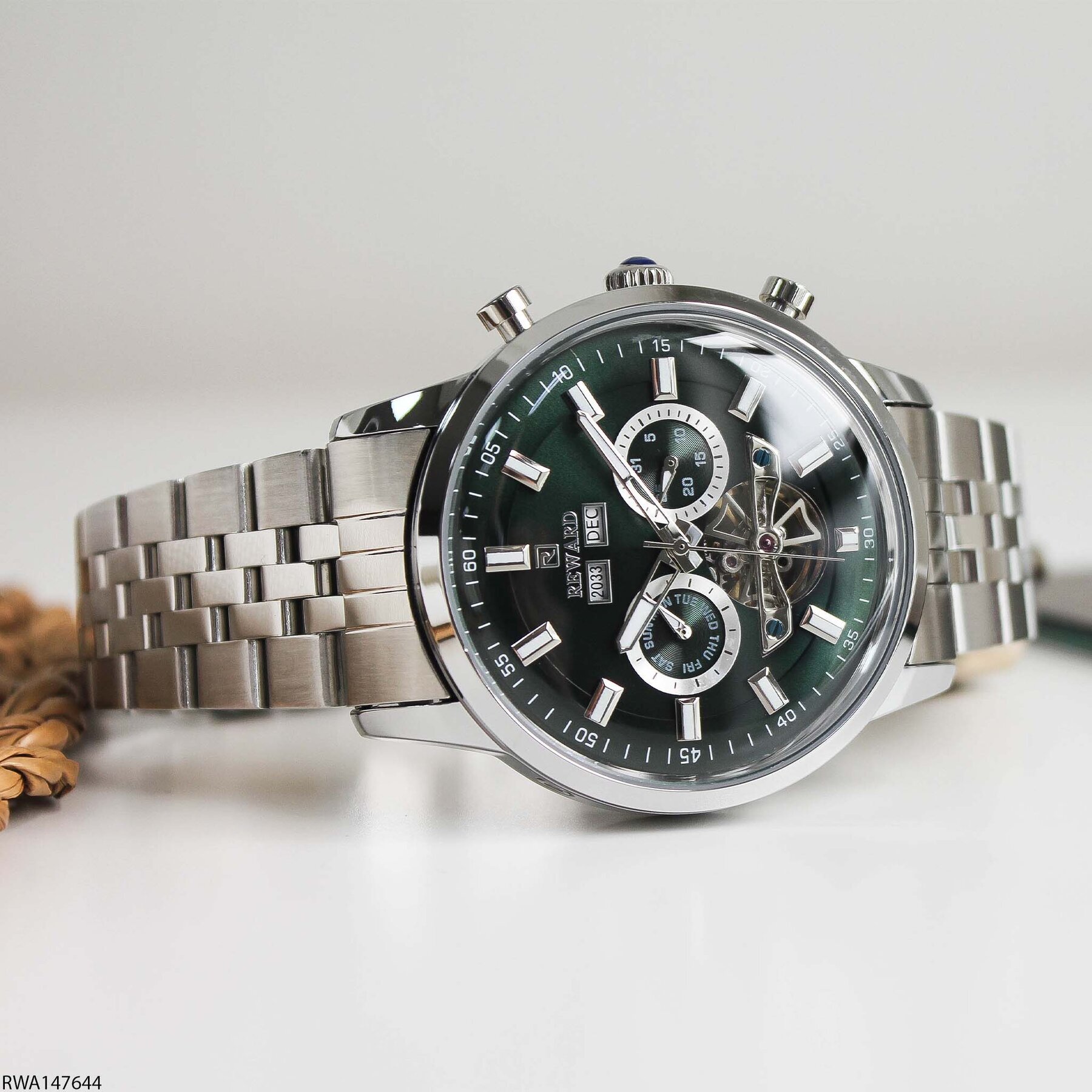 Reward RWA147644 Çelik Kordonlu Otomatik Erkek Kol Saati