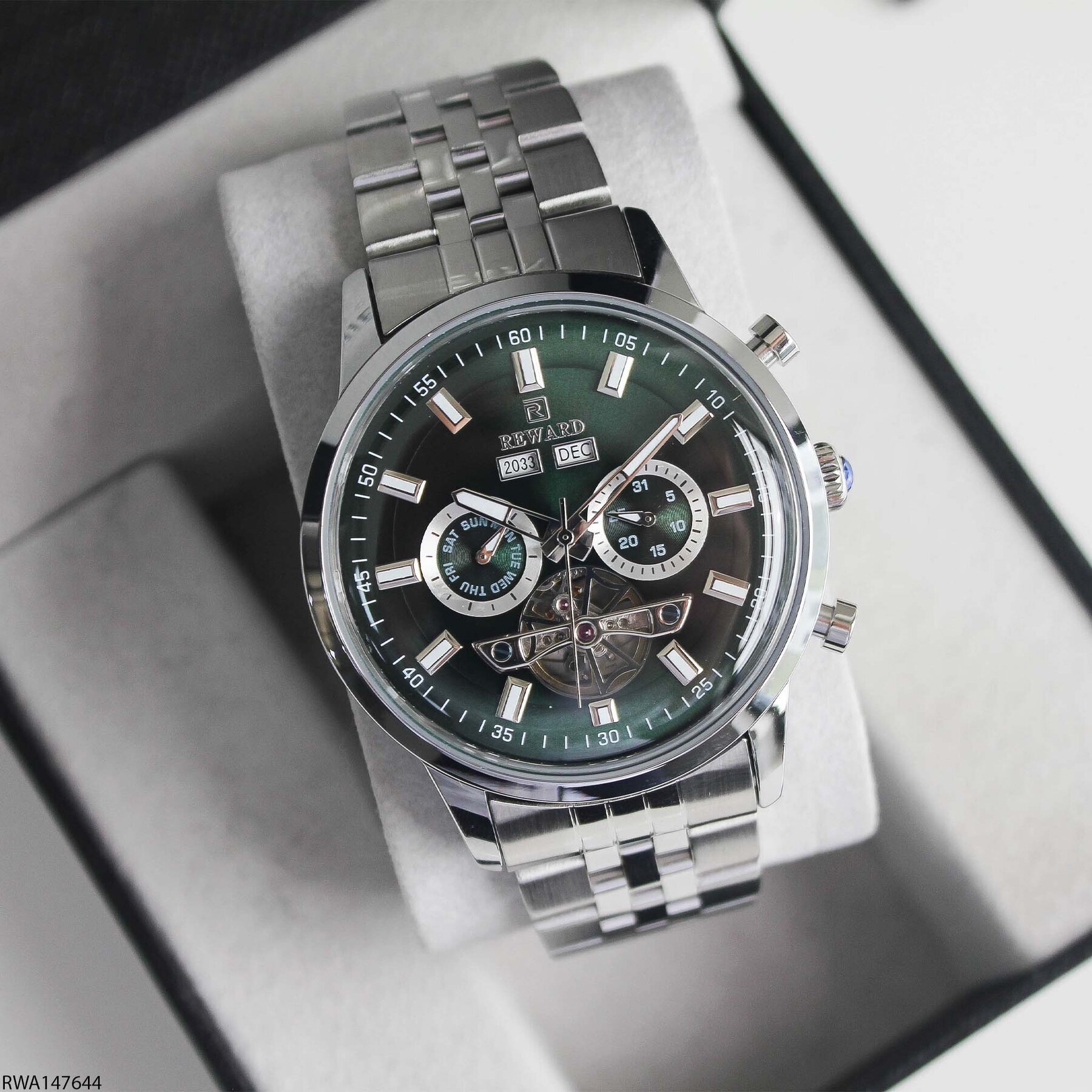 Reward RWA147644 Çelik Kordonlu Otomatik Erkek Kol Saati