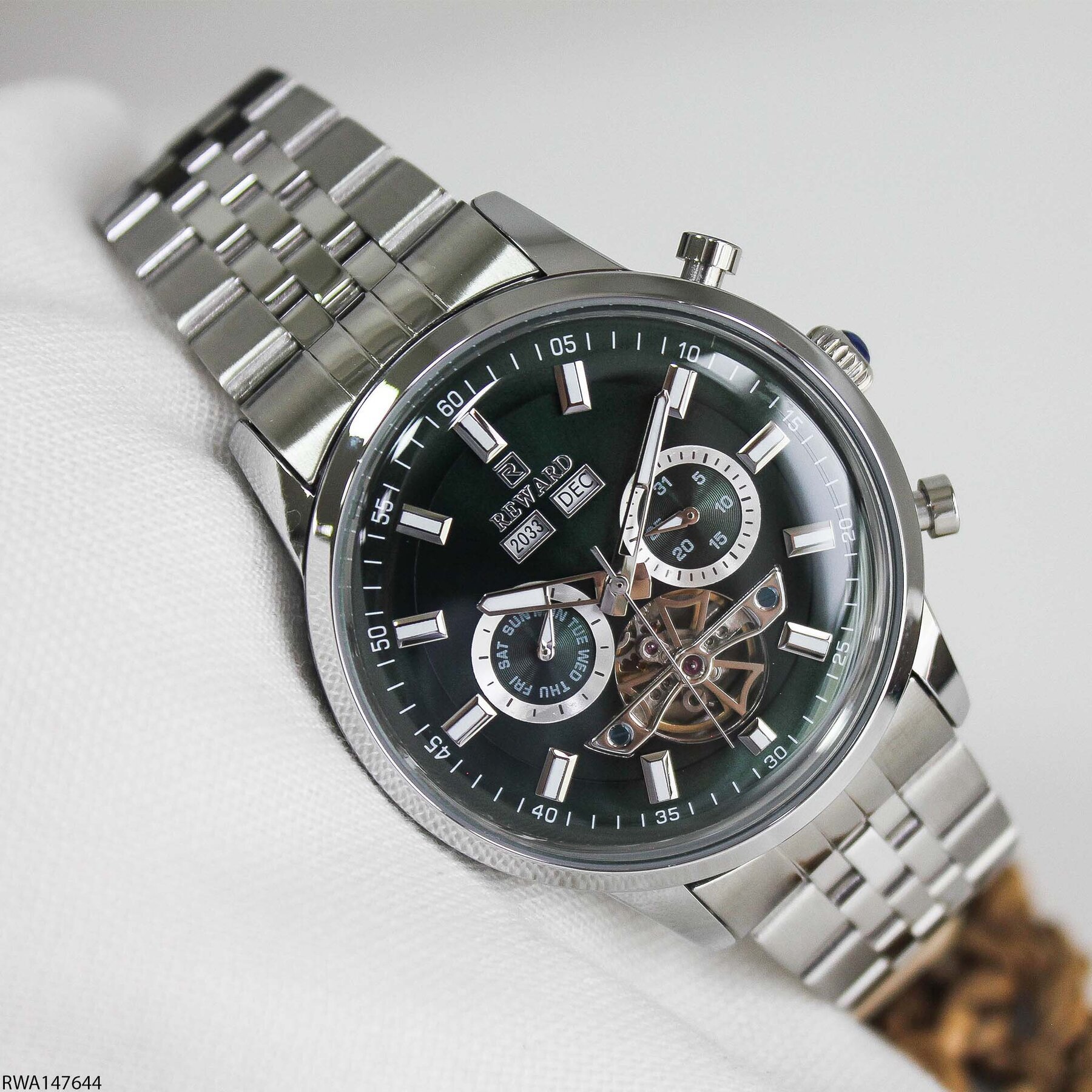 Reward RWA147644 Çelik Kordonlu Otomatik Erkek Kol Saati