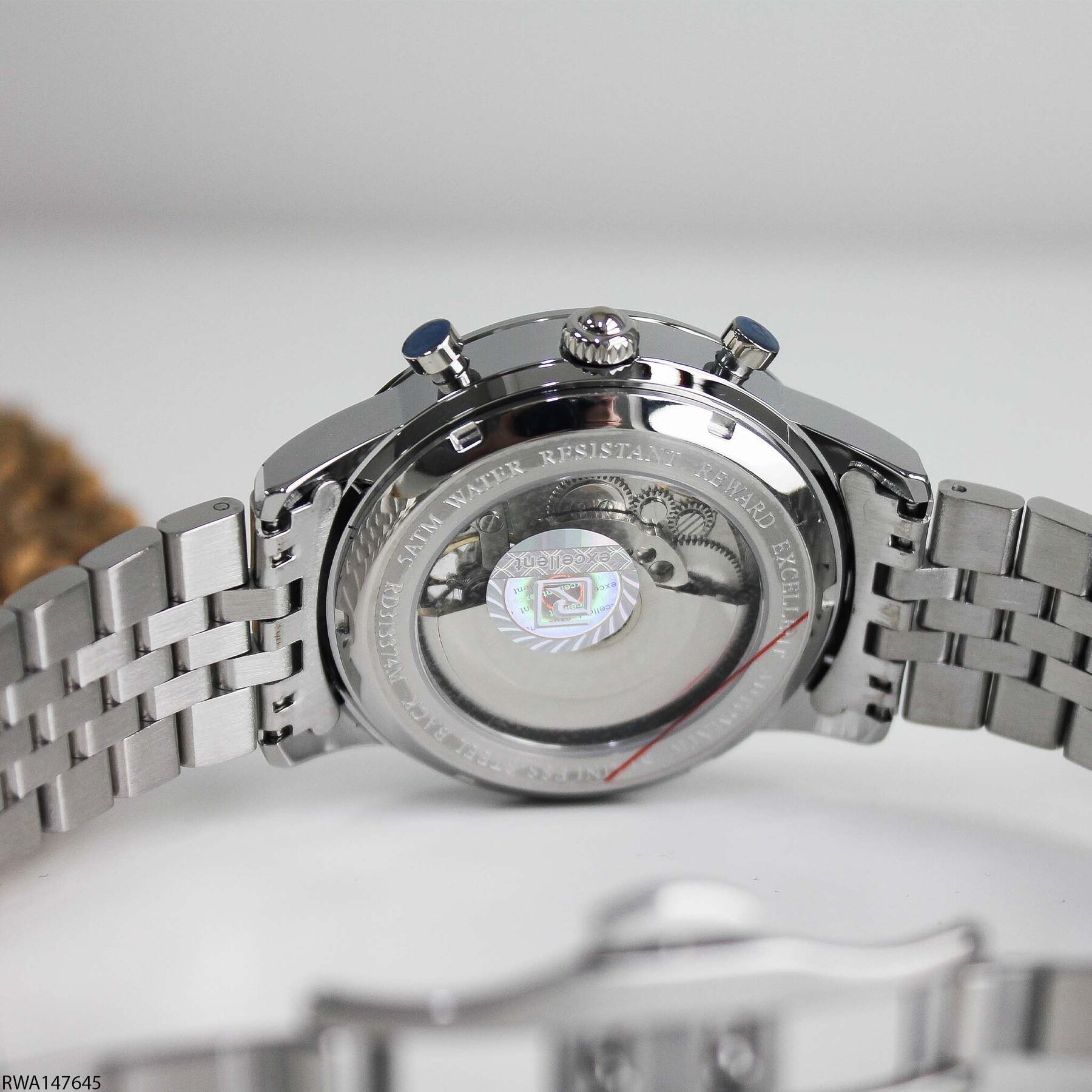 Reward RWA147645 Çelik Kordonlu Otomatik Erkek Kol Saati