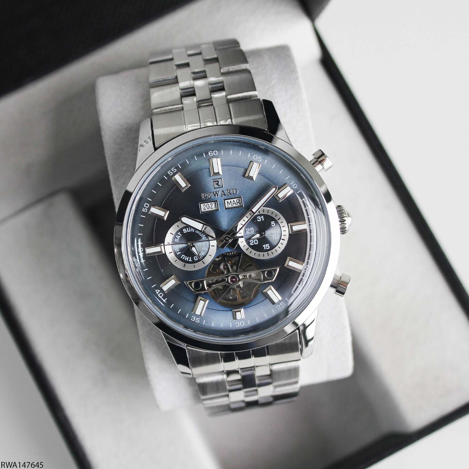 Reward RWA147645 Çelik Kordonlu Otomatik Erkek Kol Saati