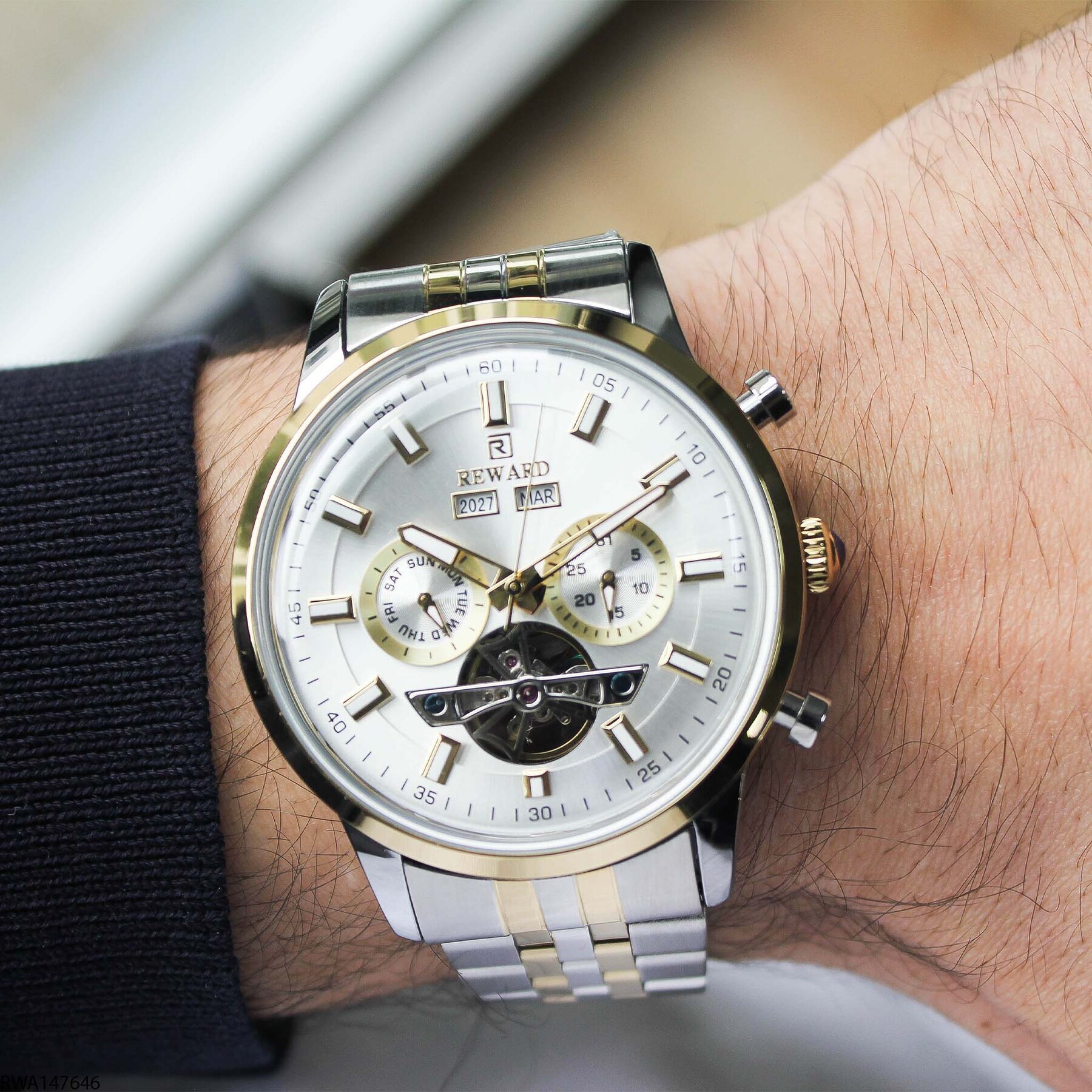 Reward RWA147154 Steel Strap Men Watch