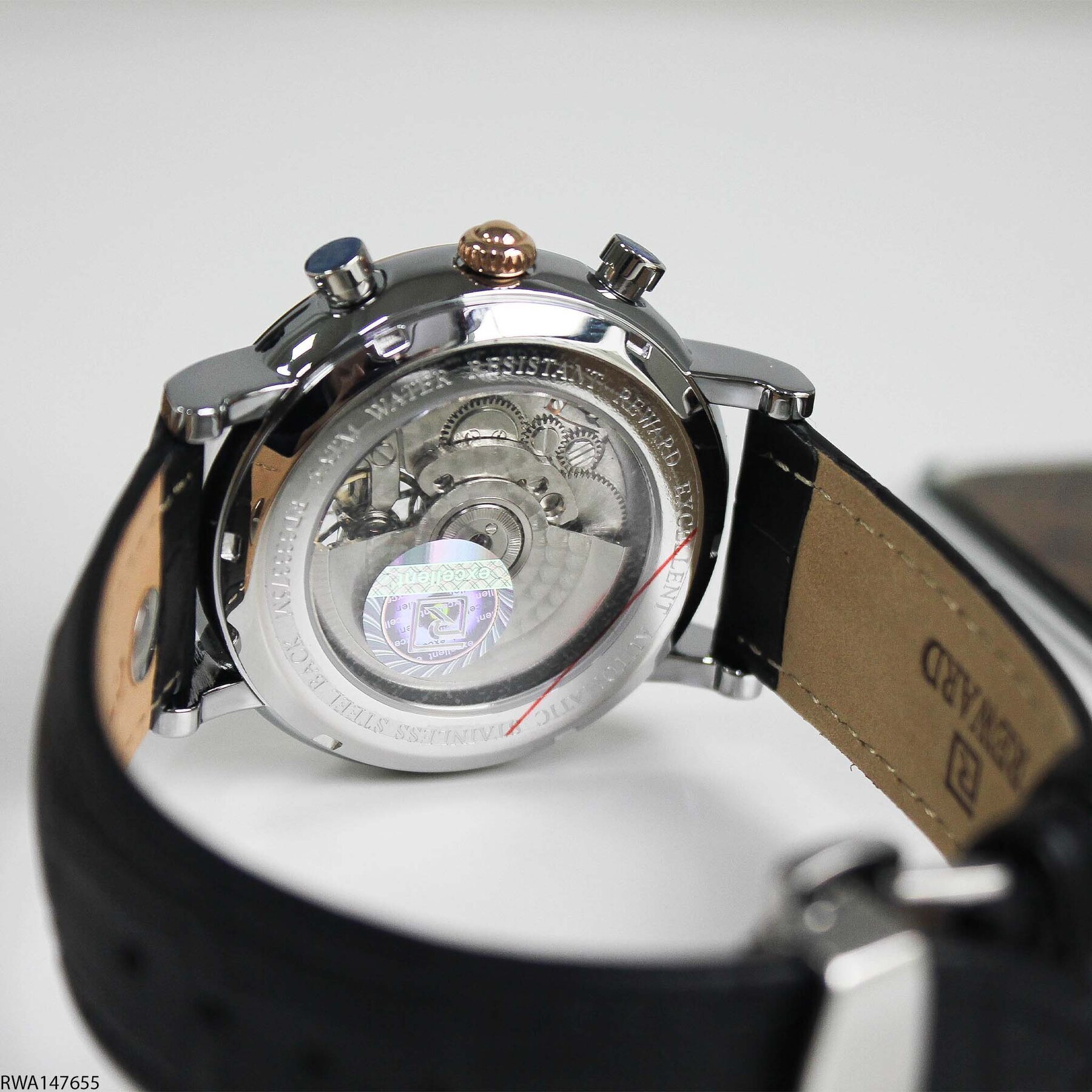 Reward RWA147655 Deri Kordonlu Otomatik Erkek Kol Saati