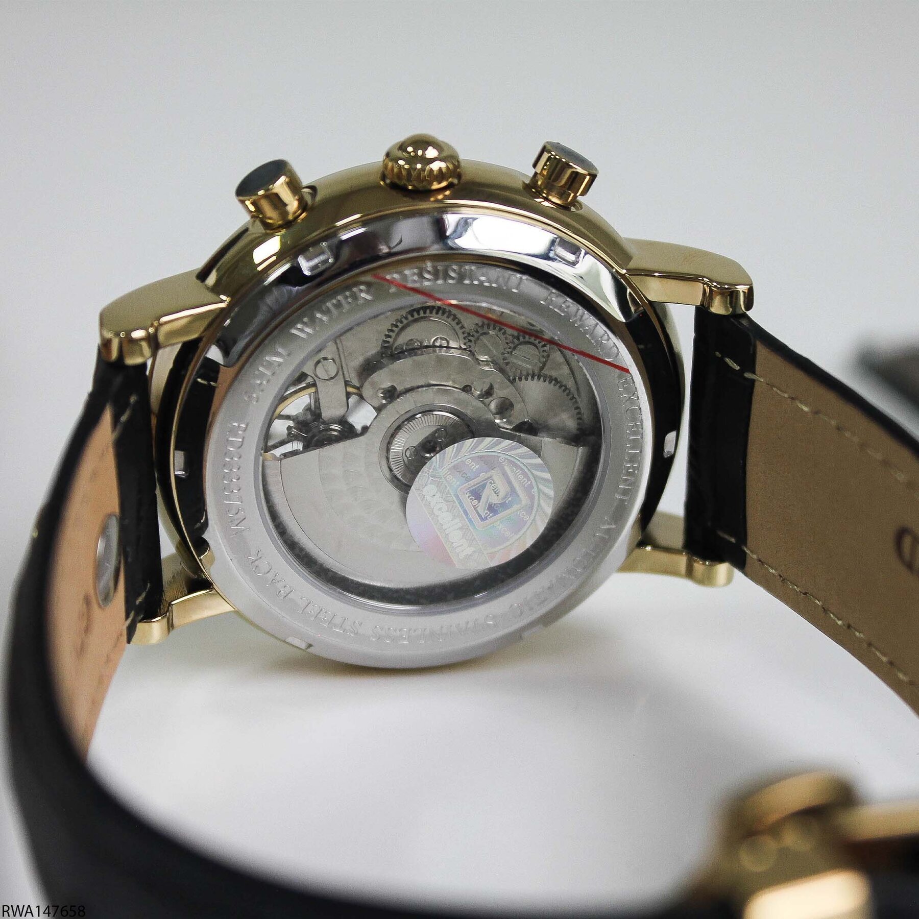 Reward RWA147658 Deri Kordonlu Otomatik Erkek Kol Saati