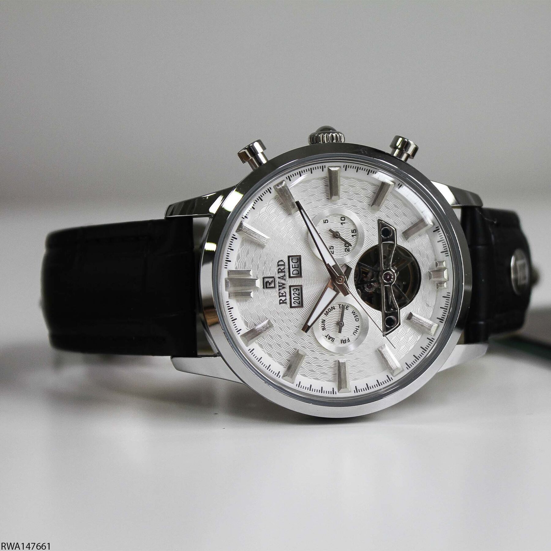 Reward RWA147661 Deri Kordonlu Otomatik Erkek Kol Saati