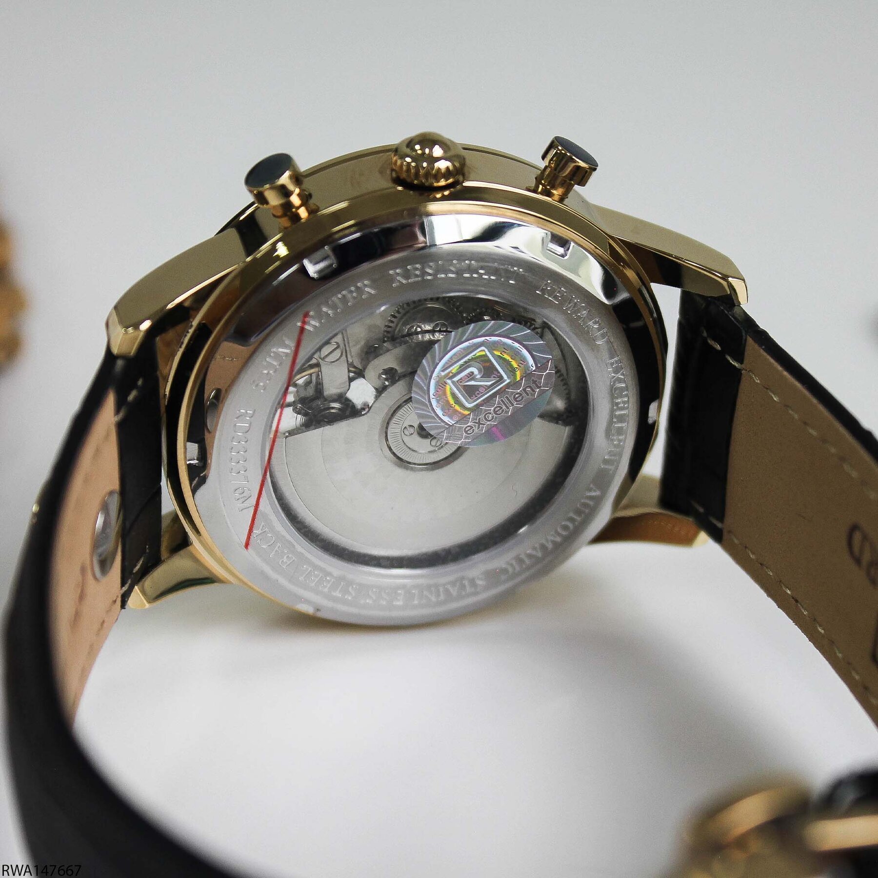 Reward RWA147667 Deri Kordonlu Otomatik Erkek Kol Saati