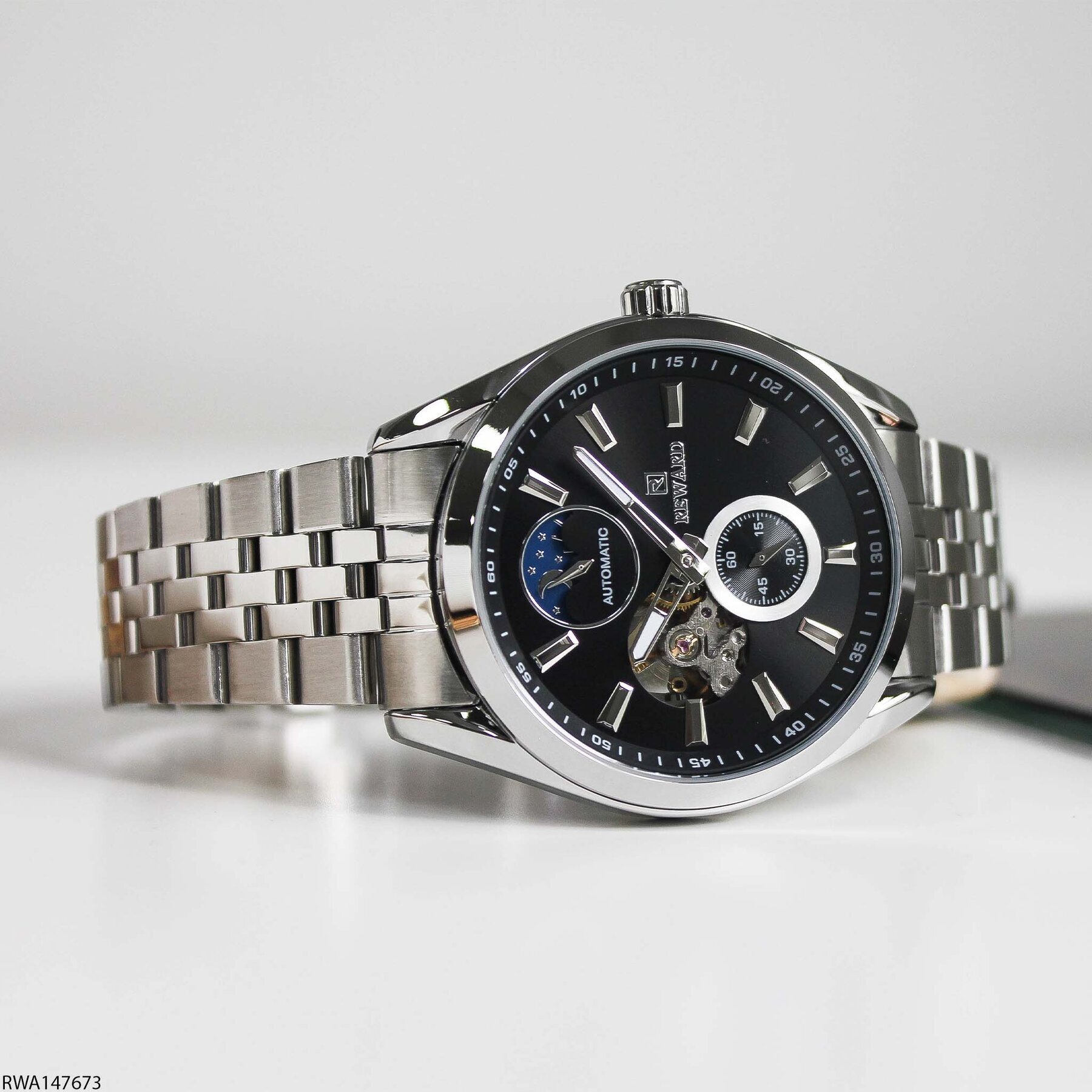 Reward RWA147673 Çelik Kordonlu Otomatik Erkek Kol Saati