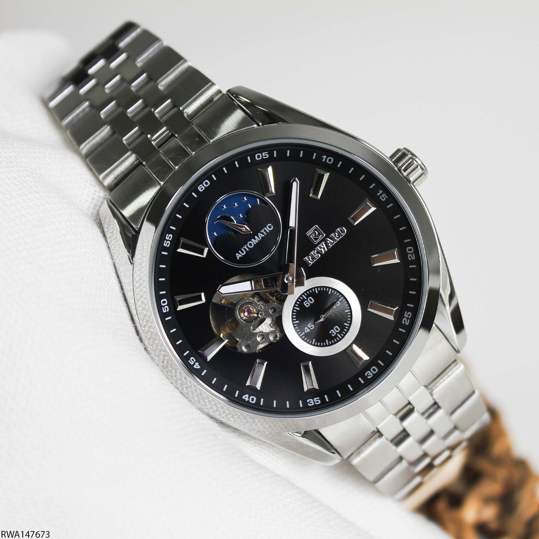 Reward RWA147673 Çelik Kordonlu Otomatik Erkek Kol Saati