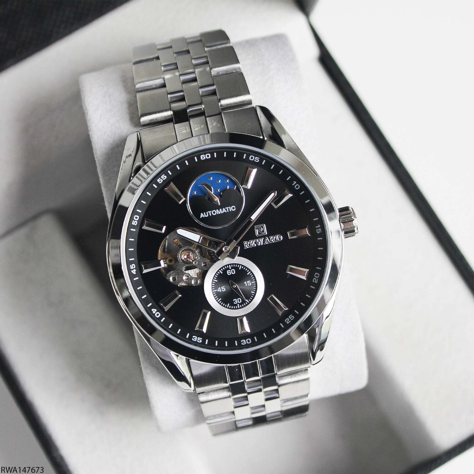 Reward RWA147673 Çelik Kordonlu Otomatik Erkek Kol Saati