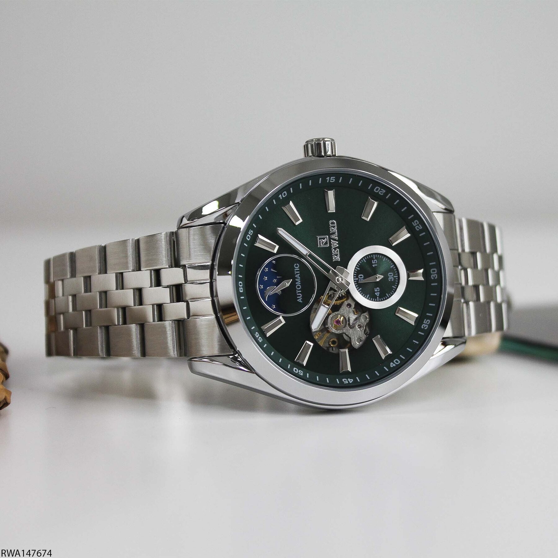 Reward RWA147674 Çelik Kordonlu Otomatik Erkek Kol Saati