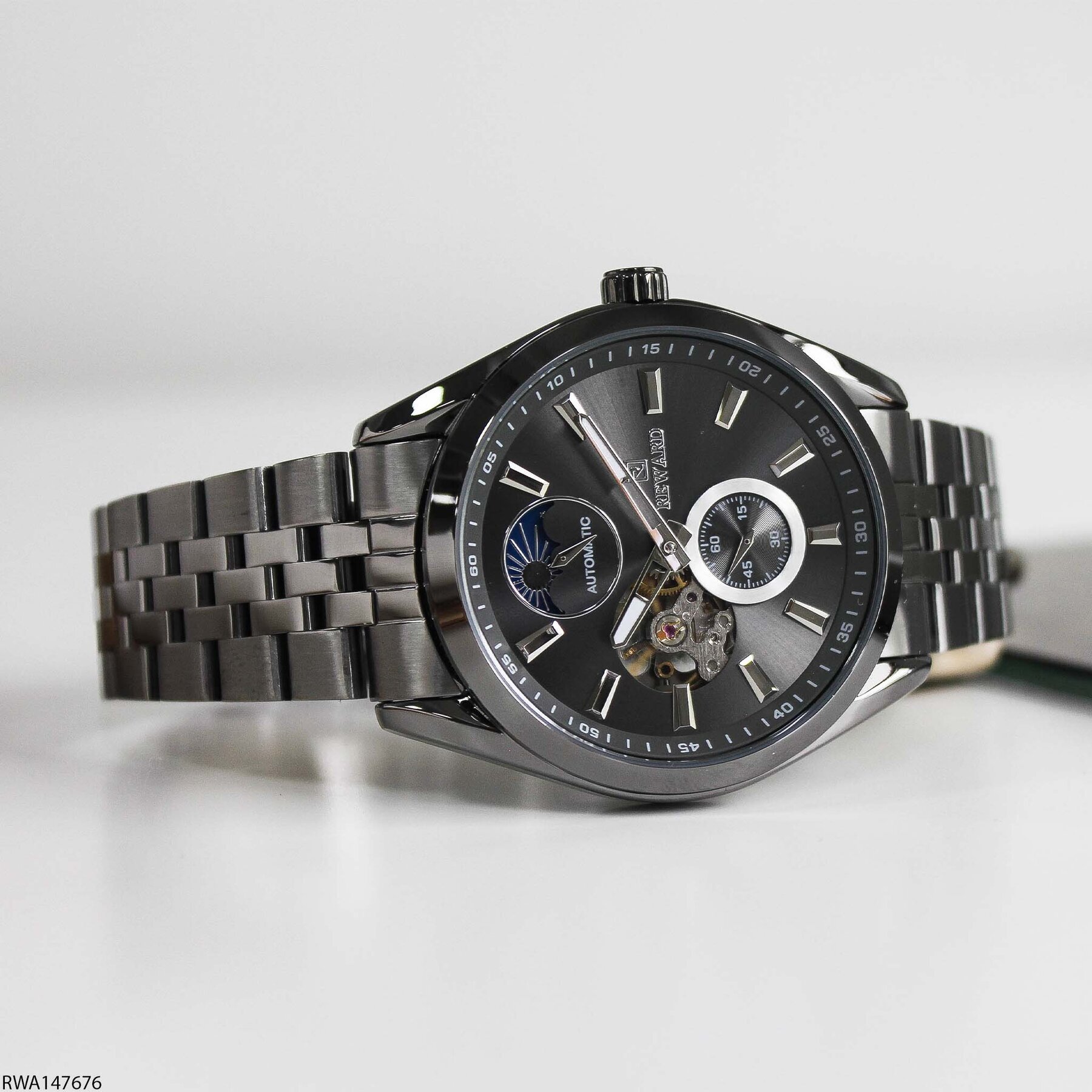 Reward RWA147676 Çelik Kordonlu Otomatik Erkek Kol Saati