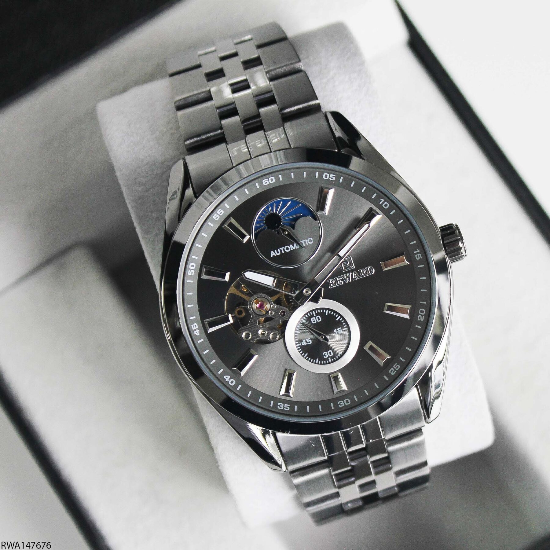 Reward RWA147676 Çelik Kordonlu Otomatik Erkek Kol Saati