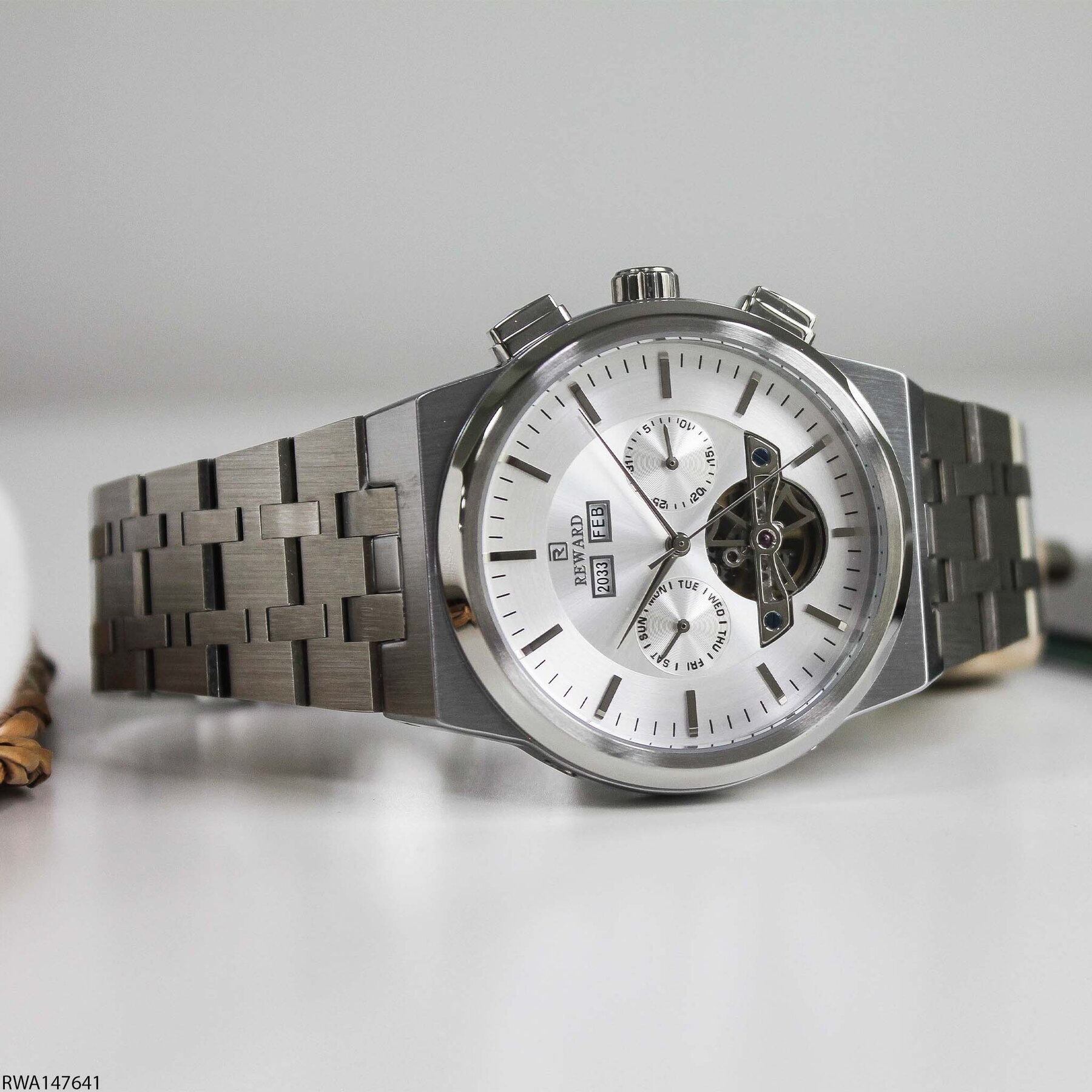 Reward RWA147691 Çelik Kordonlu Otomatik Erkek Kol Saati