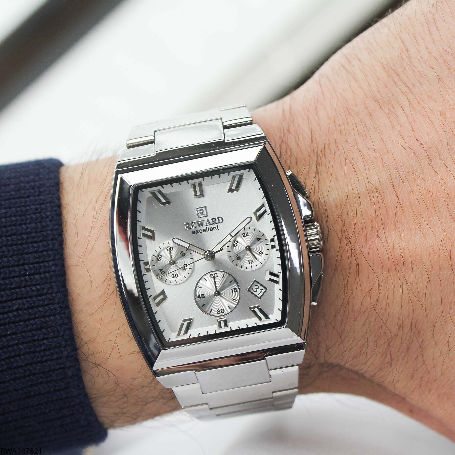 Reward RWA147821 Çelik Kordonlu Erkek Kol Saati
