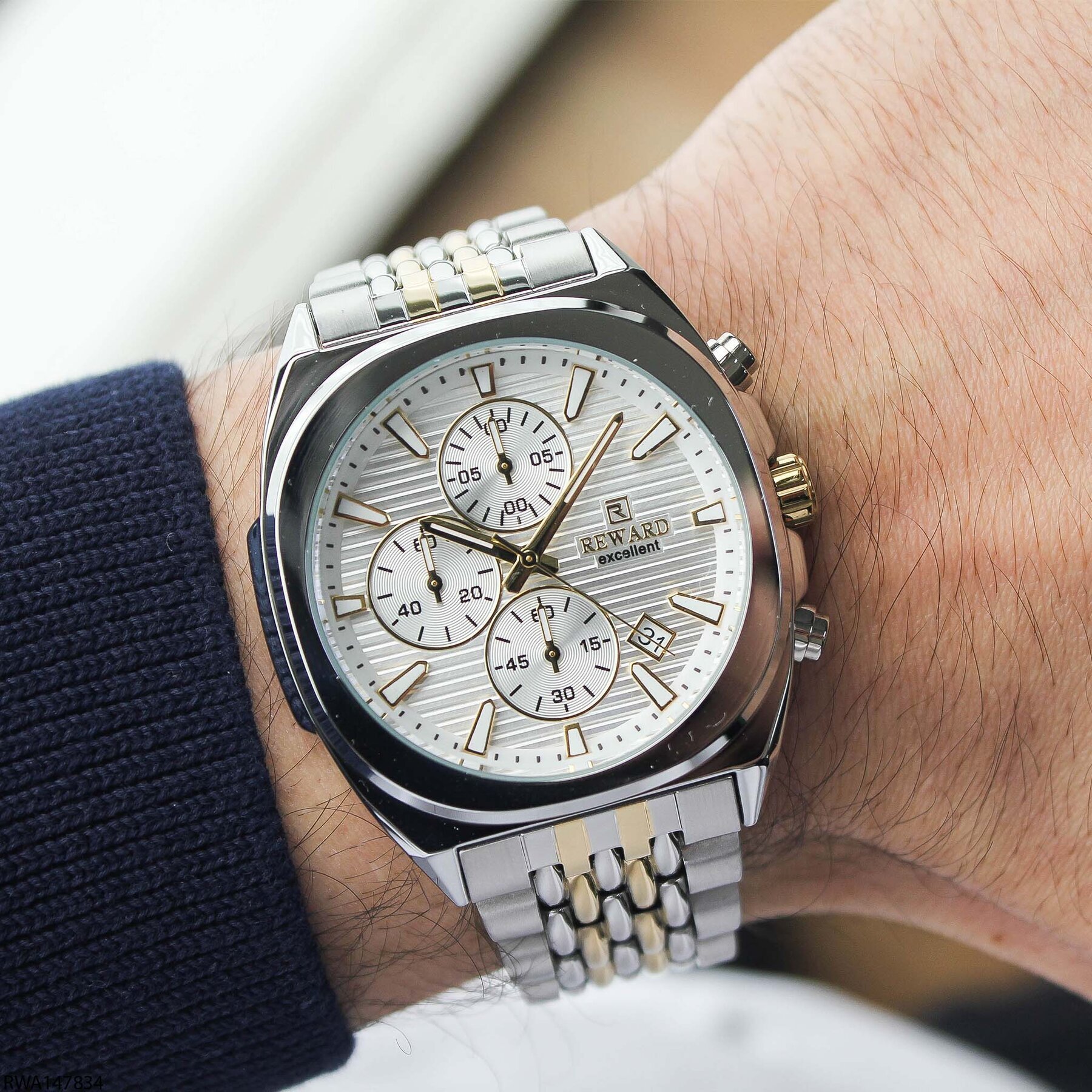 Reward RWA147834 Çelik Kordonlu Erkek Kol Saati