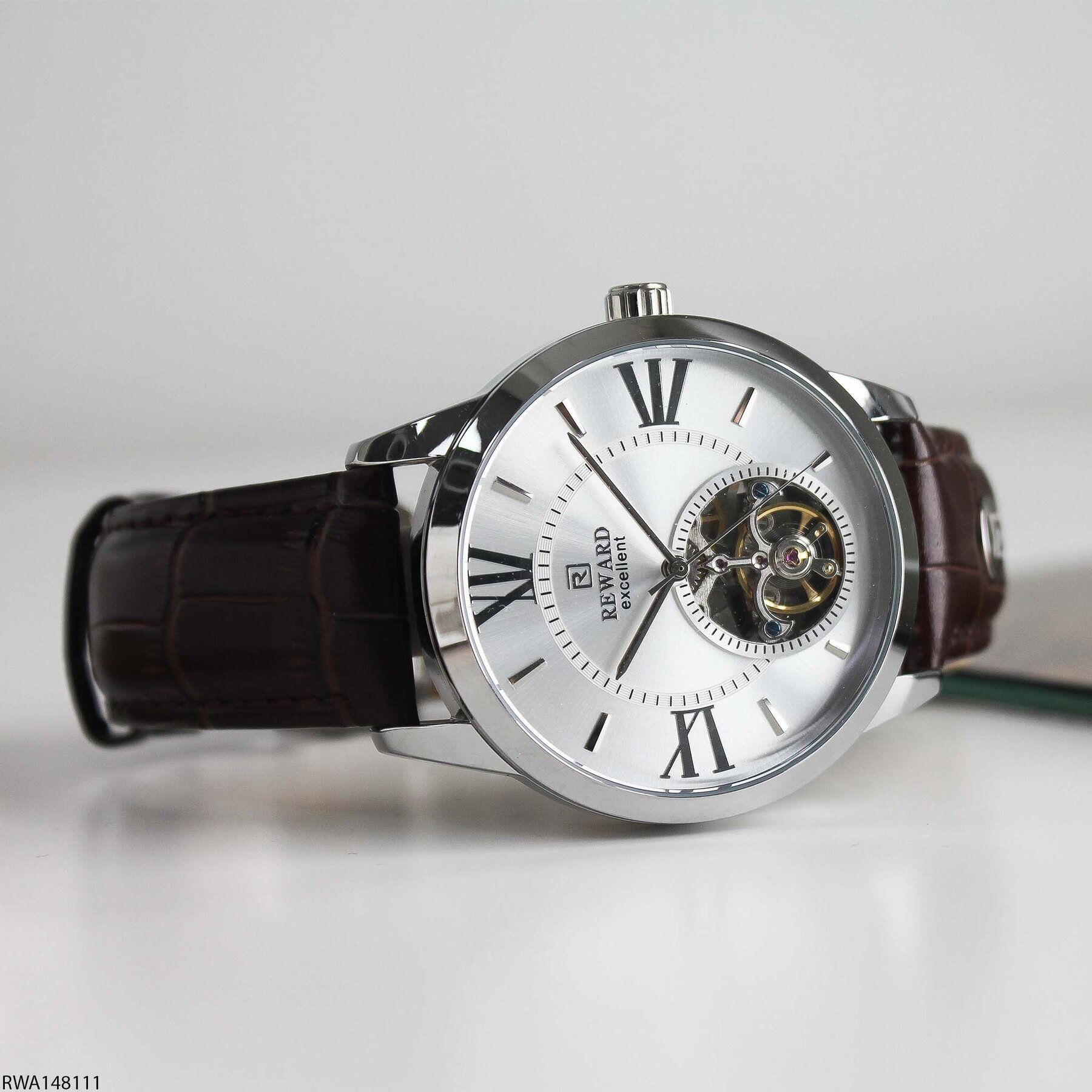 Reward RWA148111 Deri Kordonlu Otomatik Erkek Kol Saati