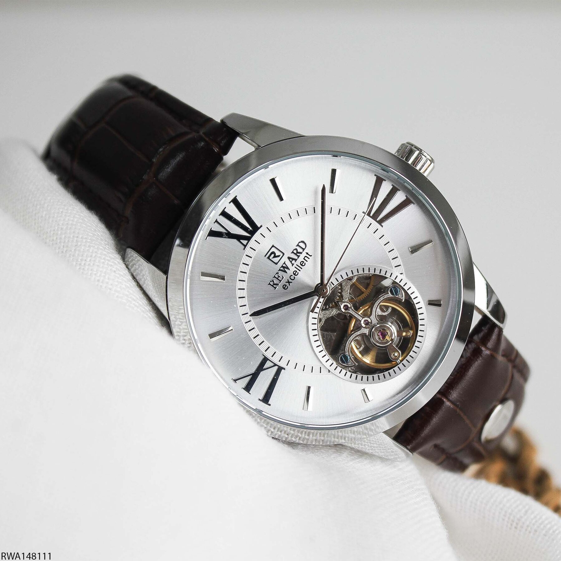 Reward RWA148111 Deri Kordonlu Otomatik Erkek Kol Saati