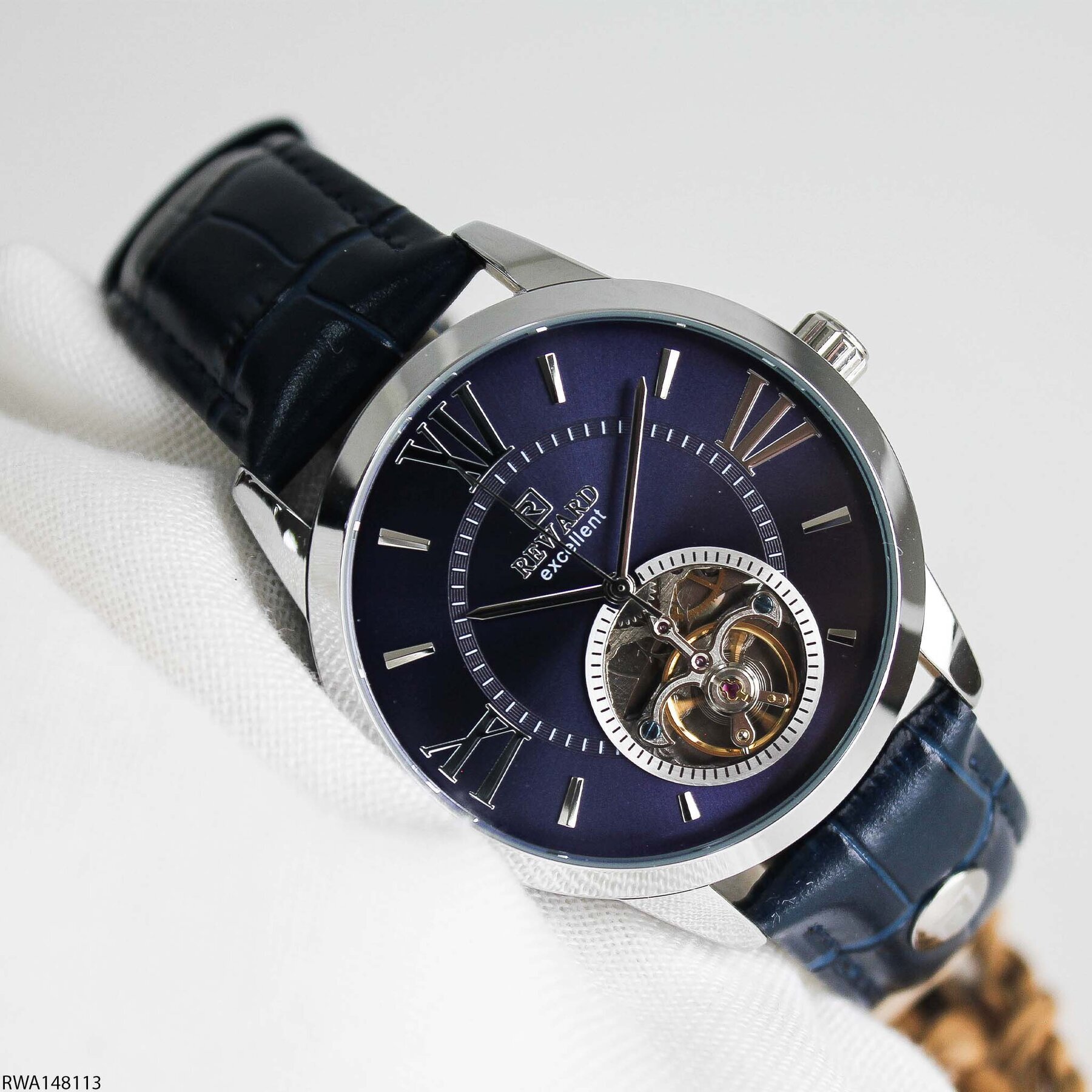 Reward RWA148113 Deri Kordonlu Otomatik Erkek Kol Saati