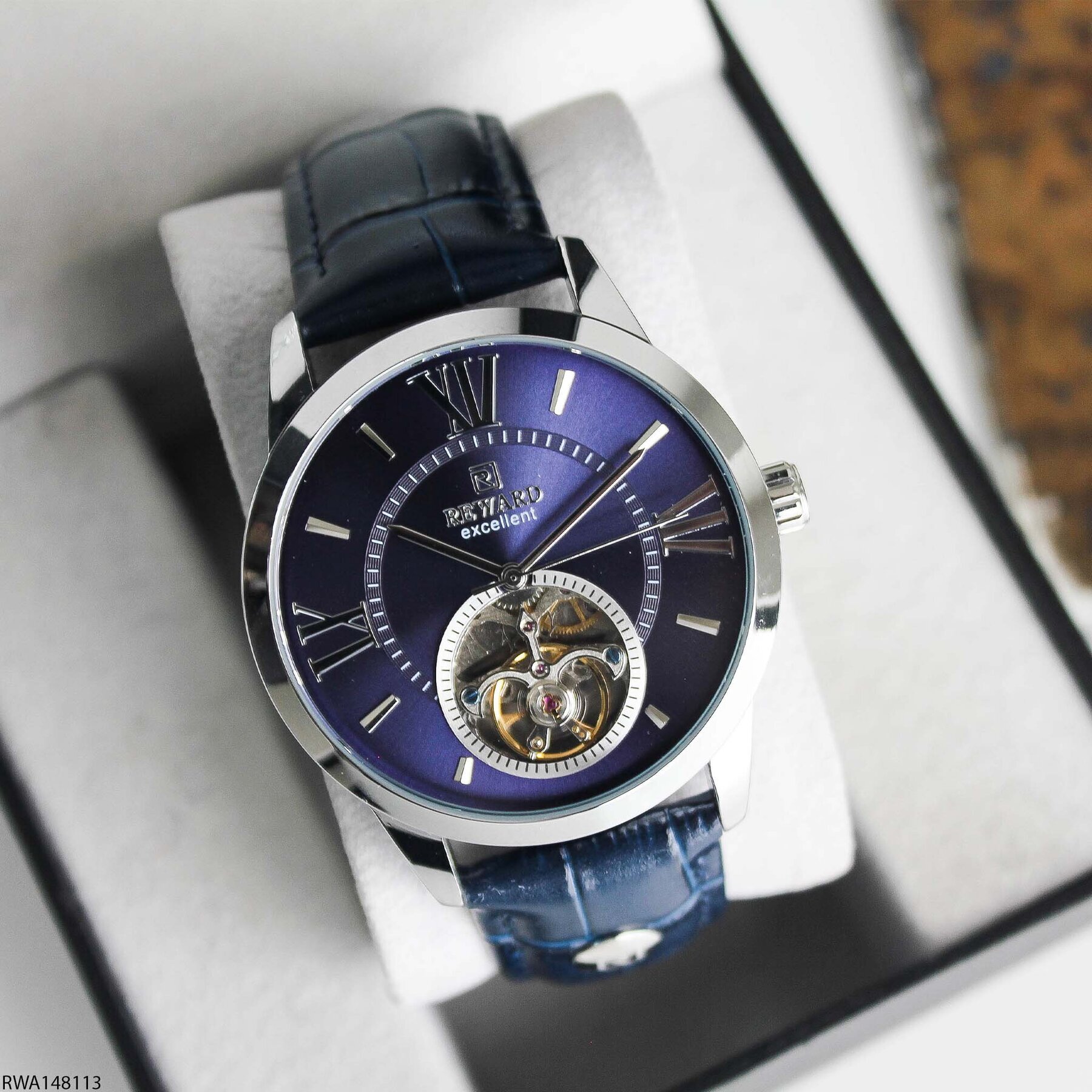 Reward RWA148113 Deri Kordonlu Otomatik Erkek Kol Saati