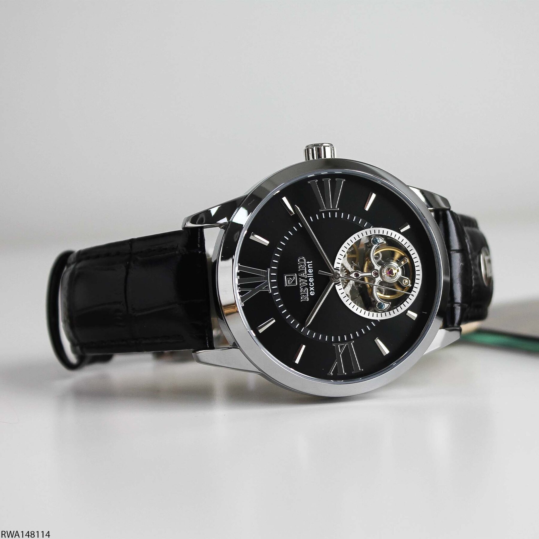 Reward RWA148114 Deri Kordonlu Otomatik Erkek Kol Saati