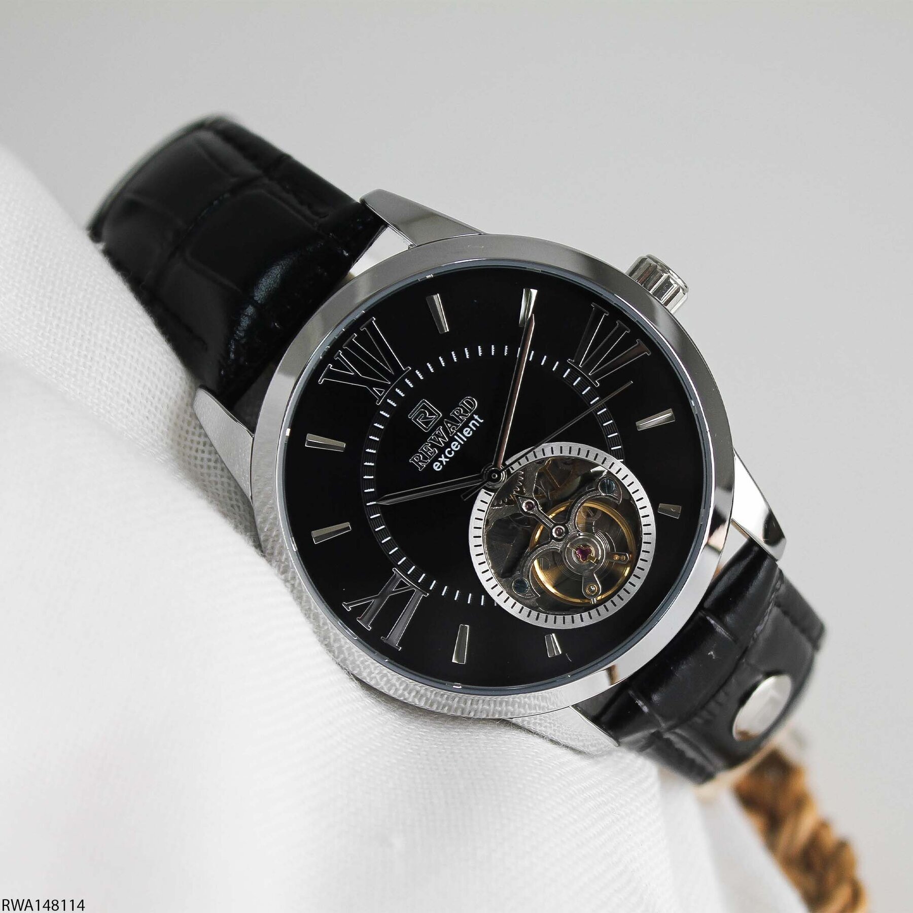 Reward RWA148114 Deri Kordonlu Otomatik Erkek Kol Saati