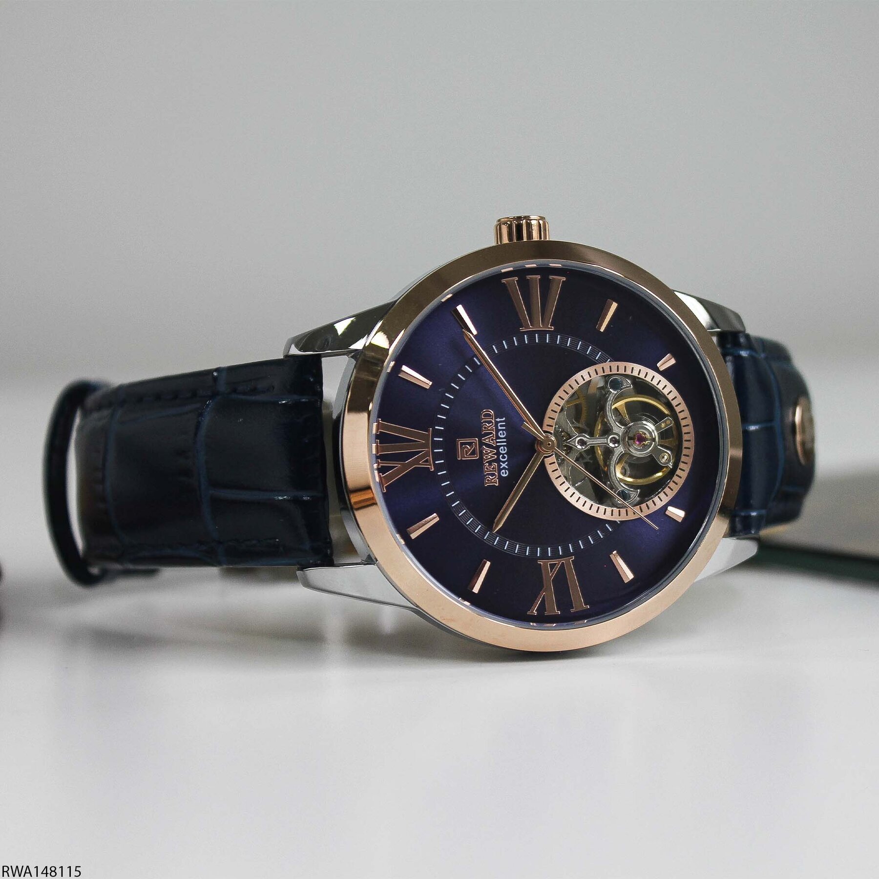 Reward RWA148115 Deri Kordonlu Otomatik Erkek Kol Saati