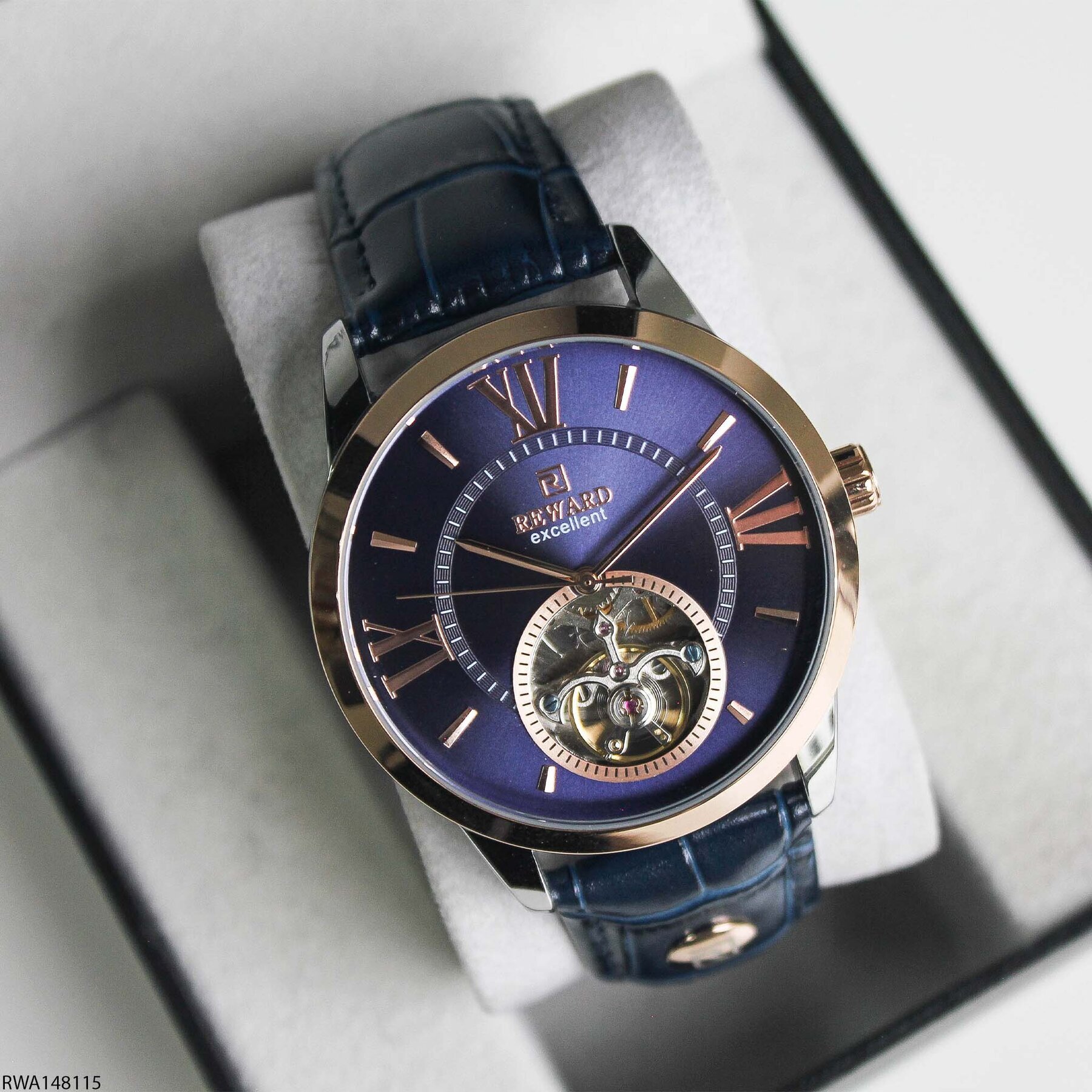 Reward RWA148115 Deri Kordonlu Otomatik Erkek Kol Saati