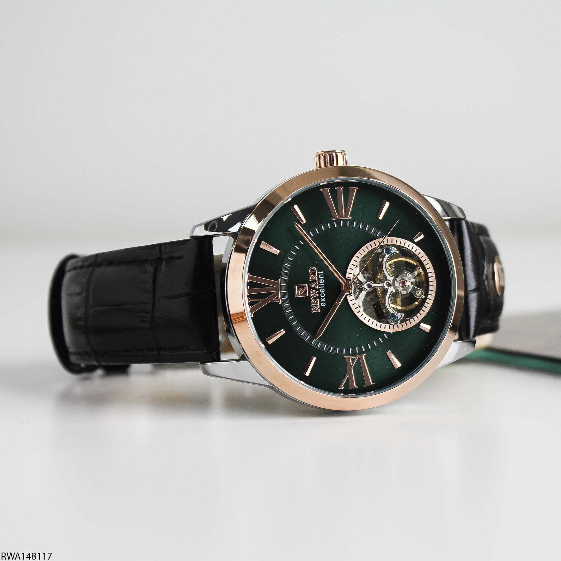 Reward RWA148117 Deri Kordonlu Otomatik Erkek Kol Saati