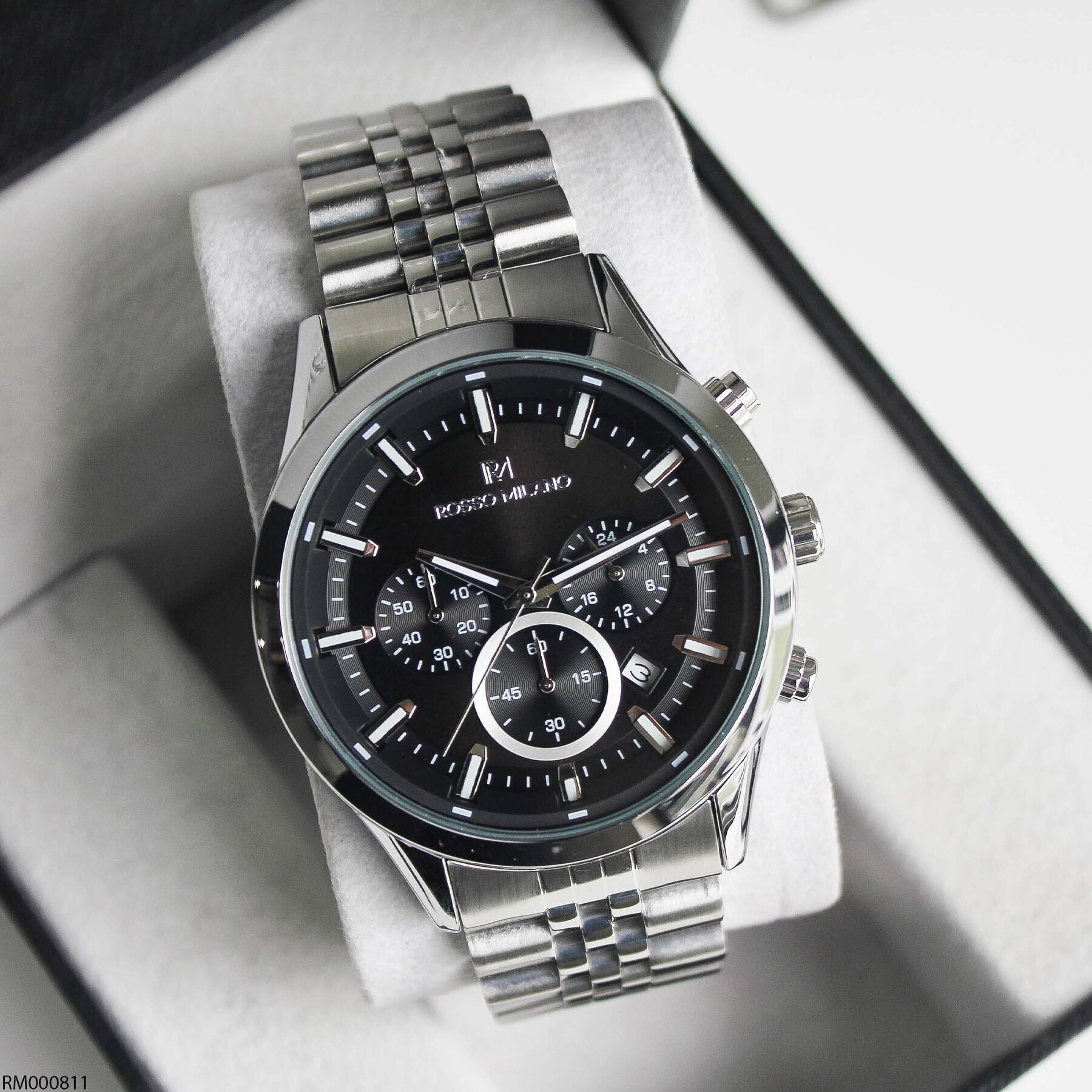 Rosso Milano RM000811 Çelik Kordonlu Erkek Kol Saati