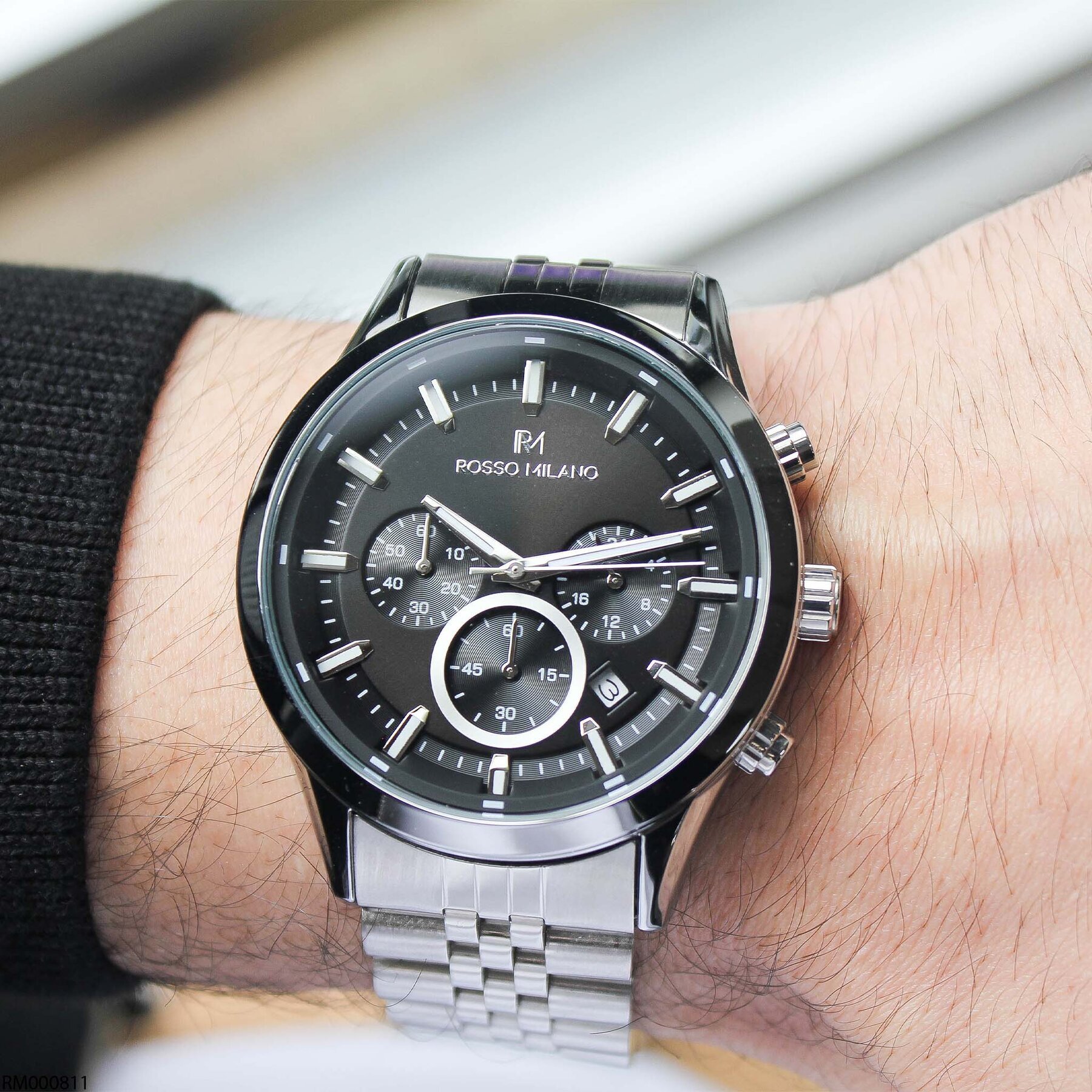 Rosso Milano RM000811 Çelik Kordonlu Erkek Kol Saati