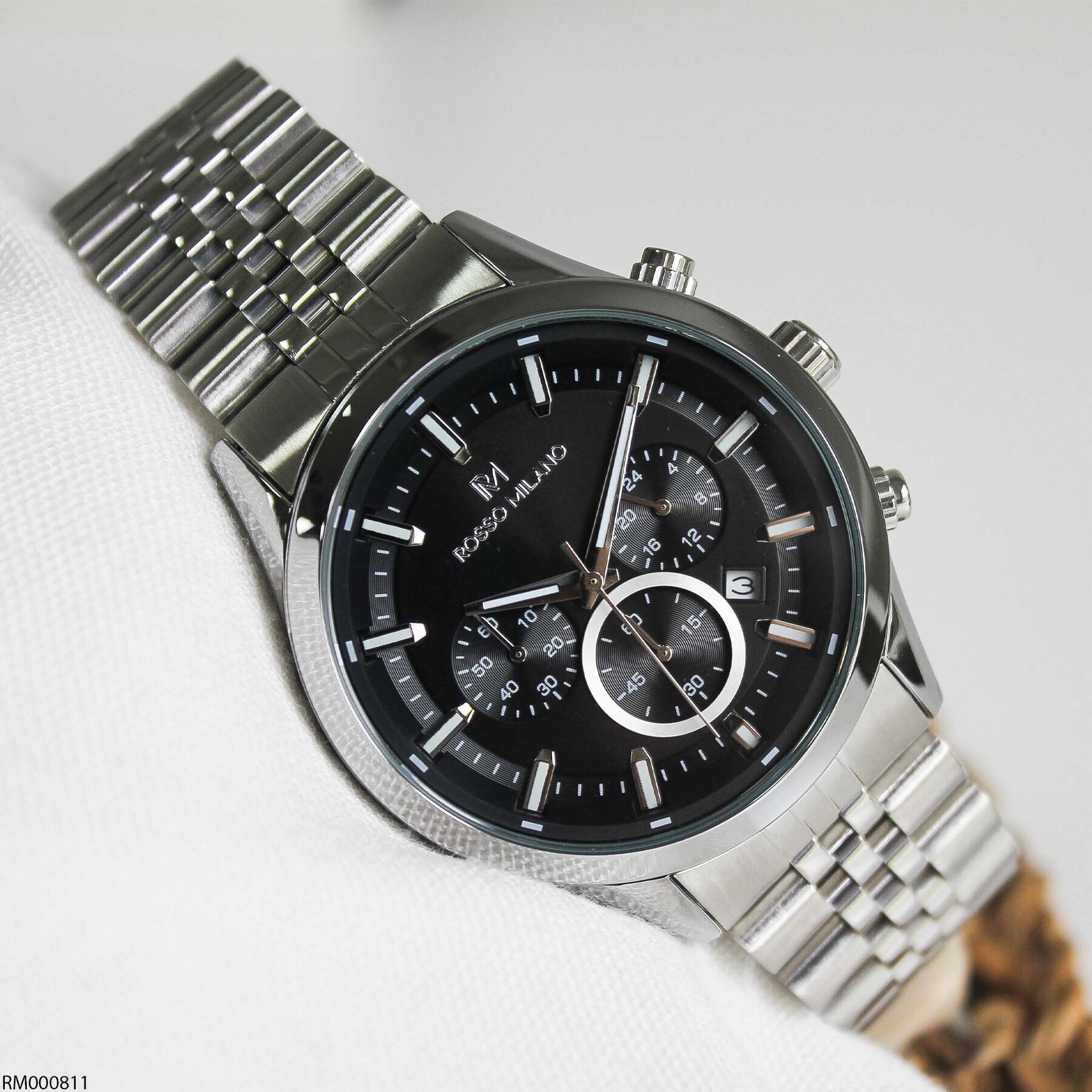 Rosso Milano RM000811 Çelik Kordonlu Erkek Kol Saati