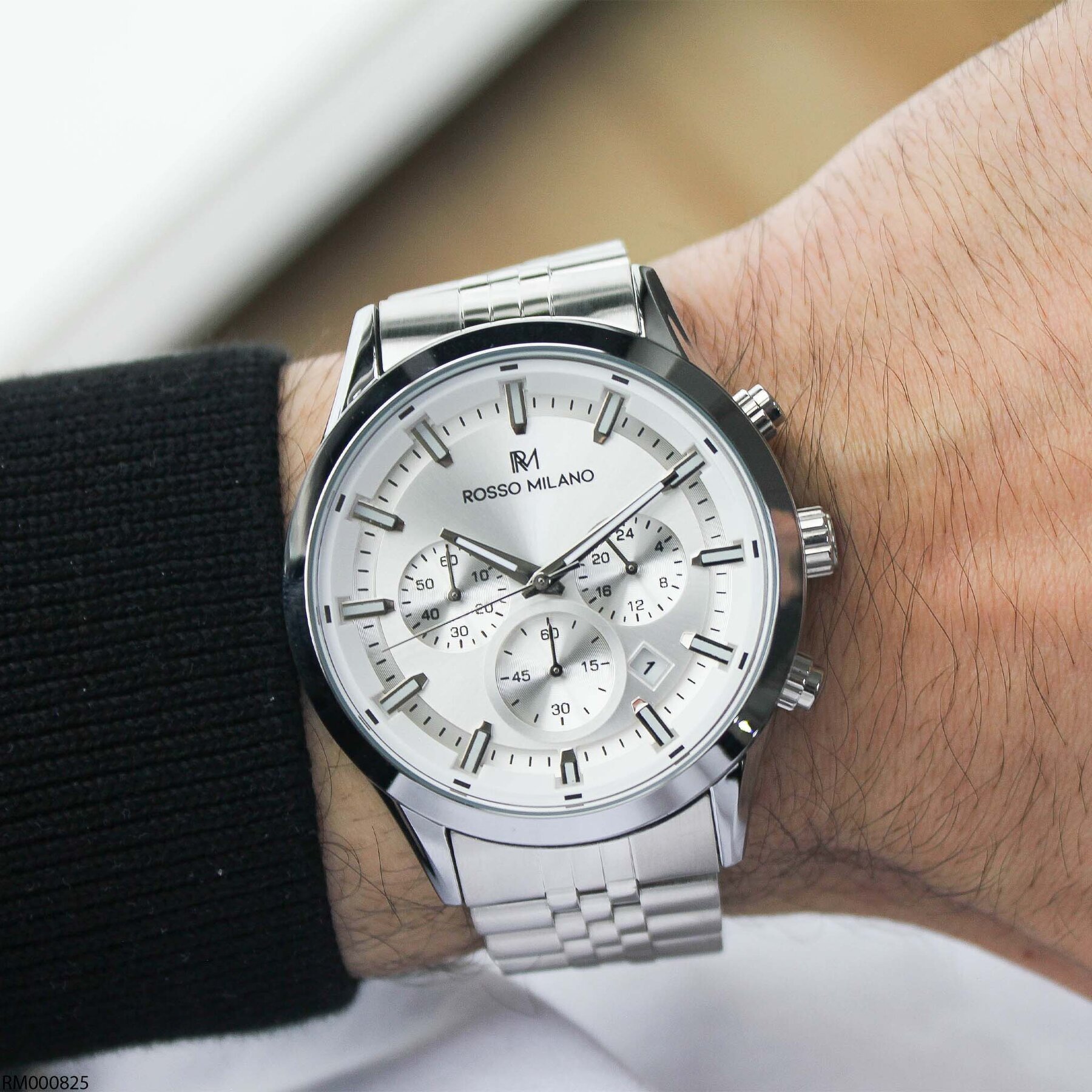 Rosso Milano RM000825 Çelik Kordonlu Erkek Kol Saati