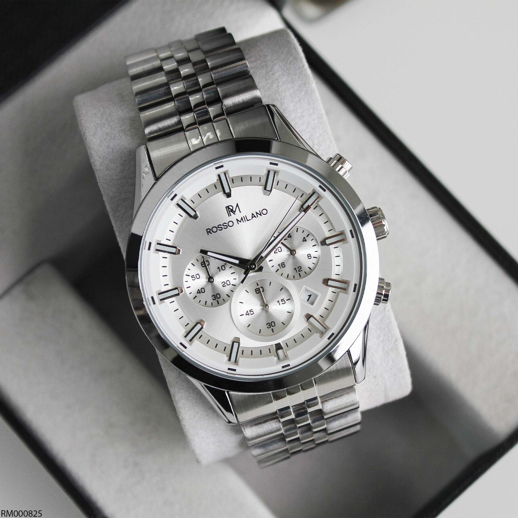 Rosso Milano RM000825 Çelik Kordonlu Erkek Kol Saati