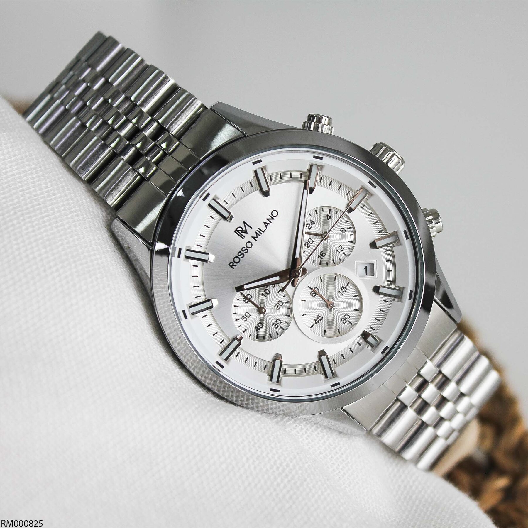 Rosso Milano RM000825 Çelik Kordonlu Erkek Kol Saati