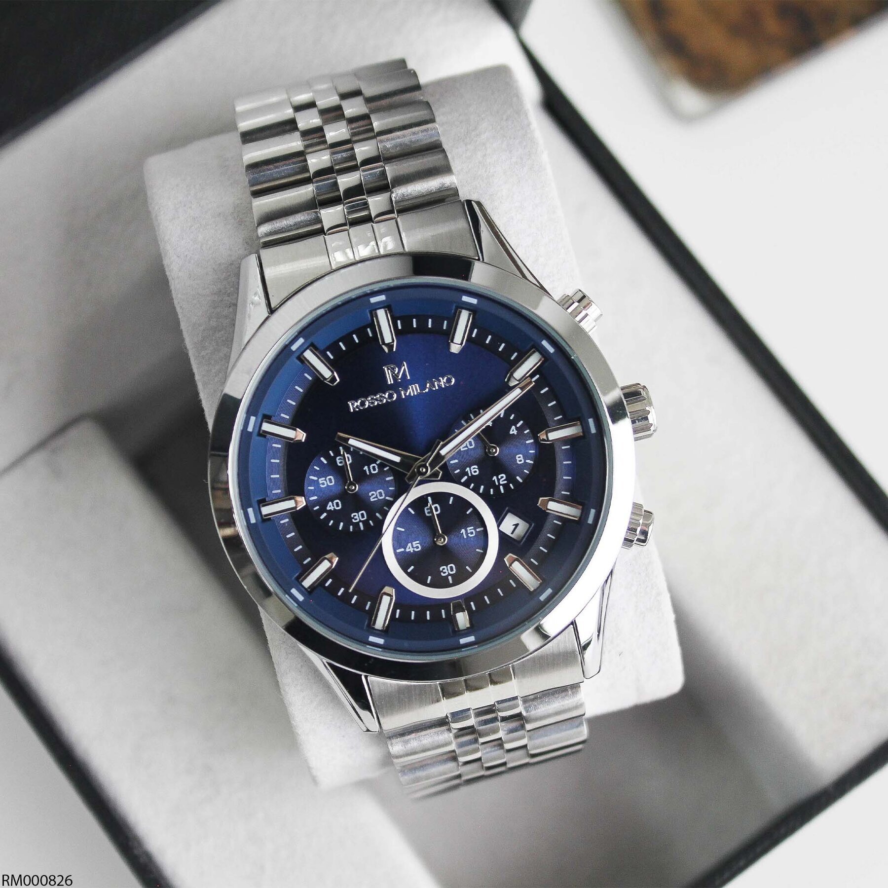 Rosso Milano RM000826 Çelik Kordonlu Erkek Kol Saati