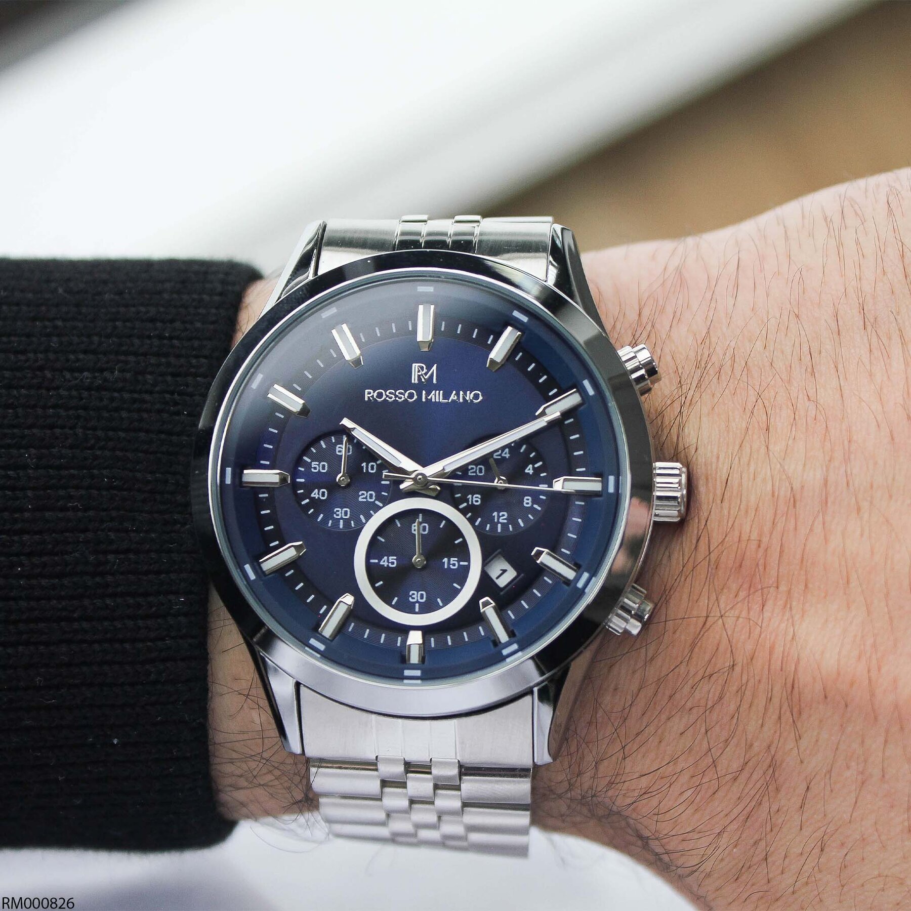 Rosso Milano RM000826 Çelik Kordonlu Erkek Kol Saati