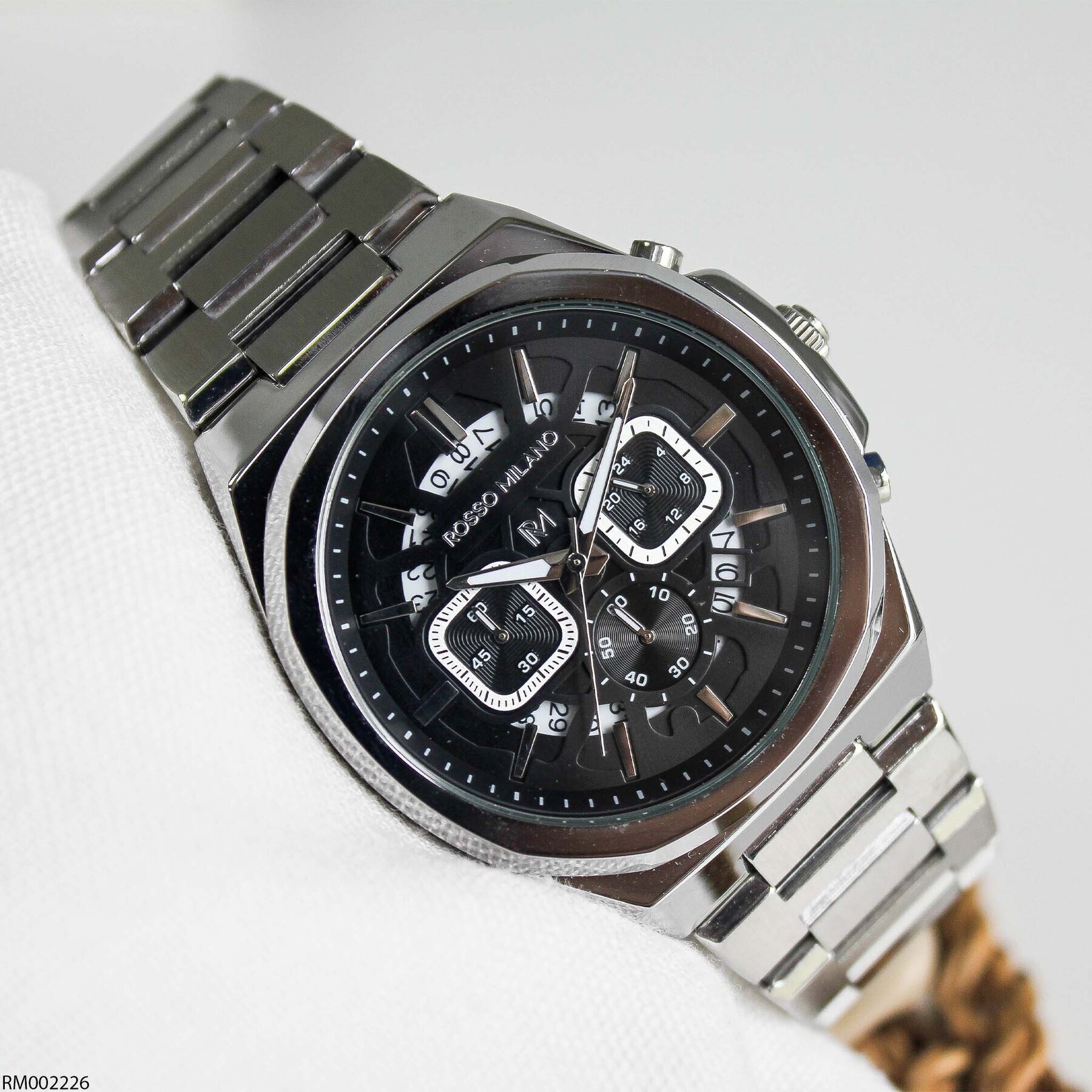 Rosso Milano RM002226 Çelik Kordonlu Erkek Kol Saati